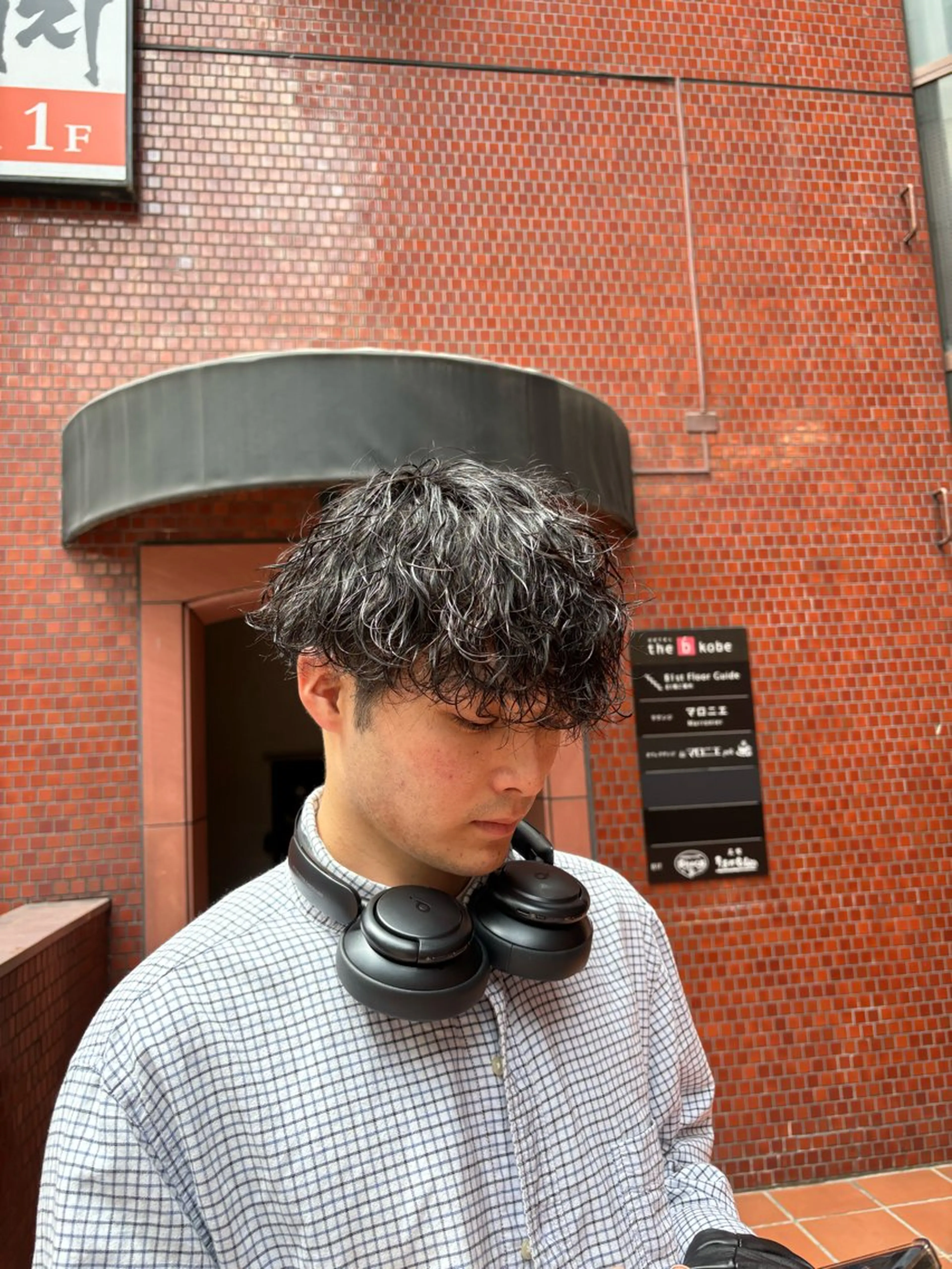 ショート カラー パーマ カット パーマ ✂️メンズ特化✂️ 神田のヘアスタイル