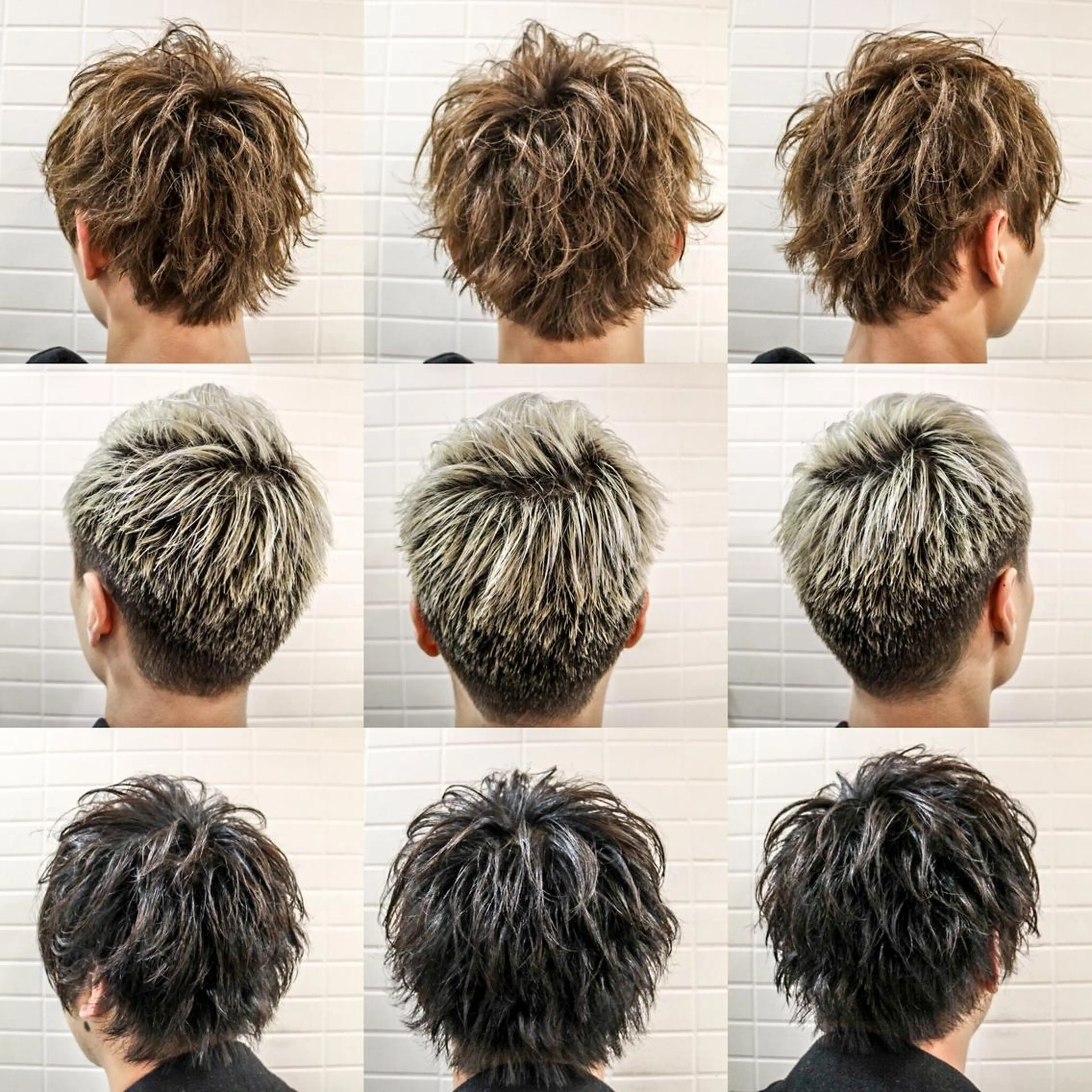 ショート カラー パーマ メンズ ⭐️口コミ5.0⭐️ 当日予約可能👌🏼のヘアスタイル