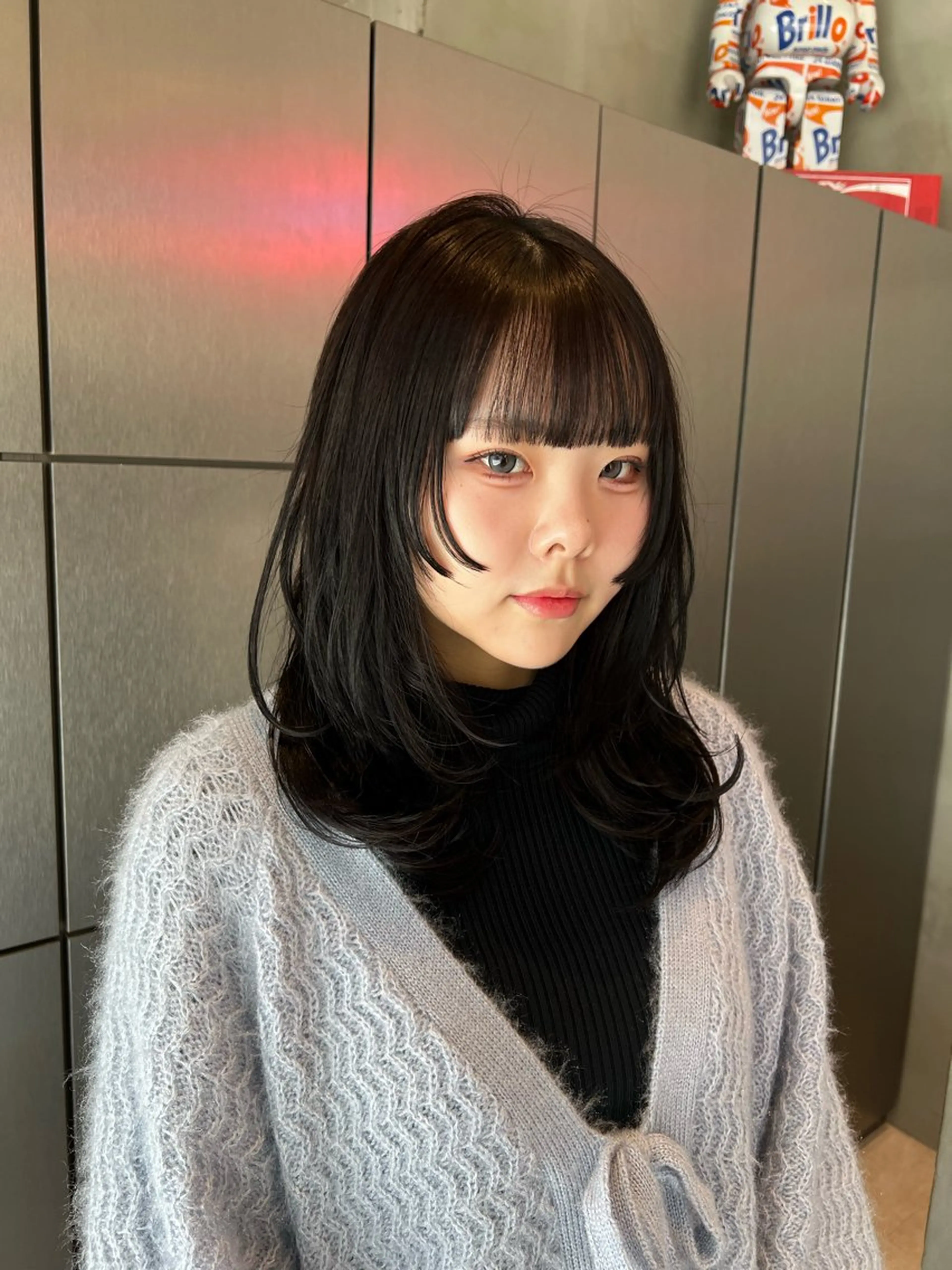 ミディアム カット ADDICTION所属・笹井 瑠菜のヘアスタイル