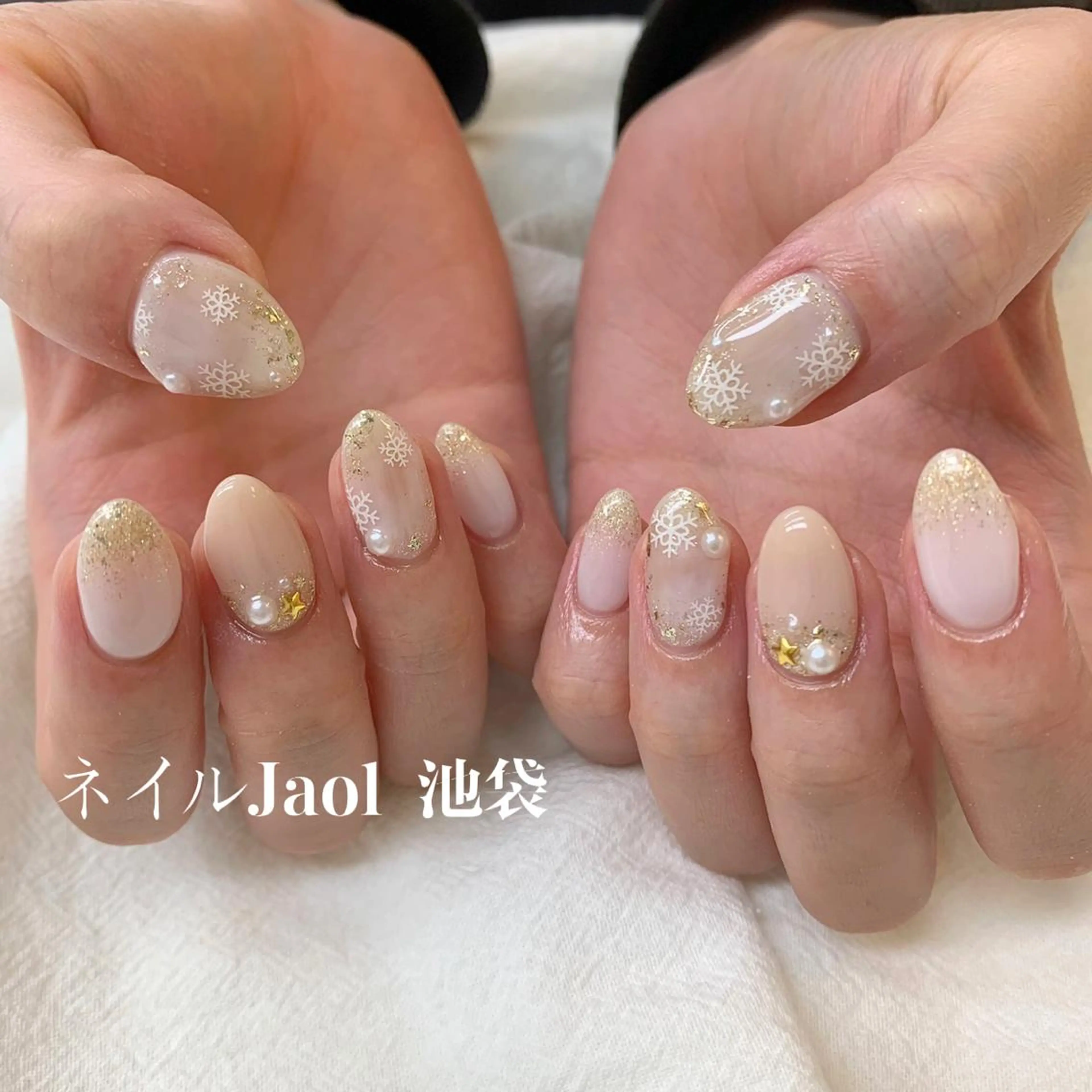 ミディアム nail jaol池袋店所属・ネイルJaol 池袋のネイルデザイン