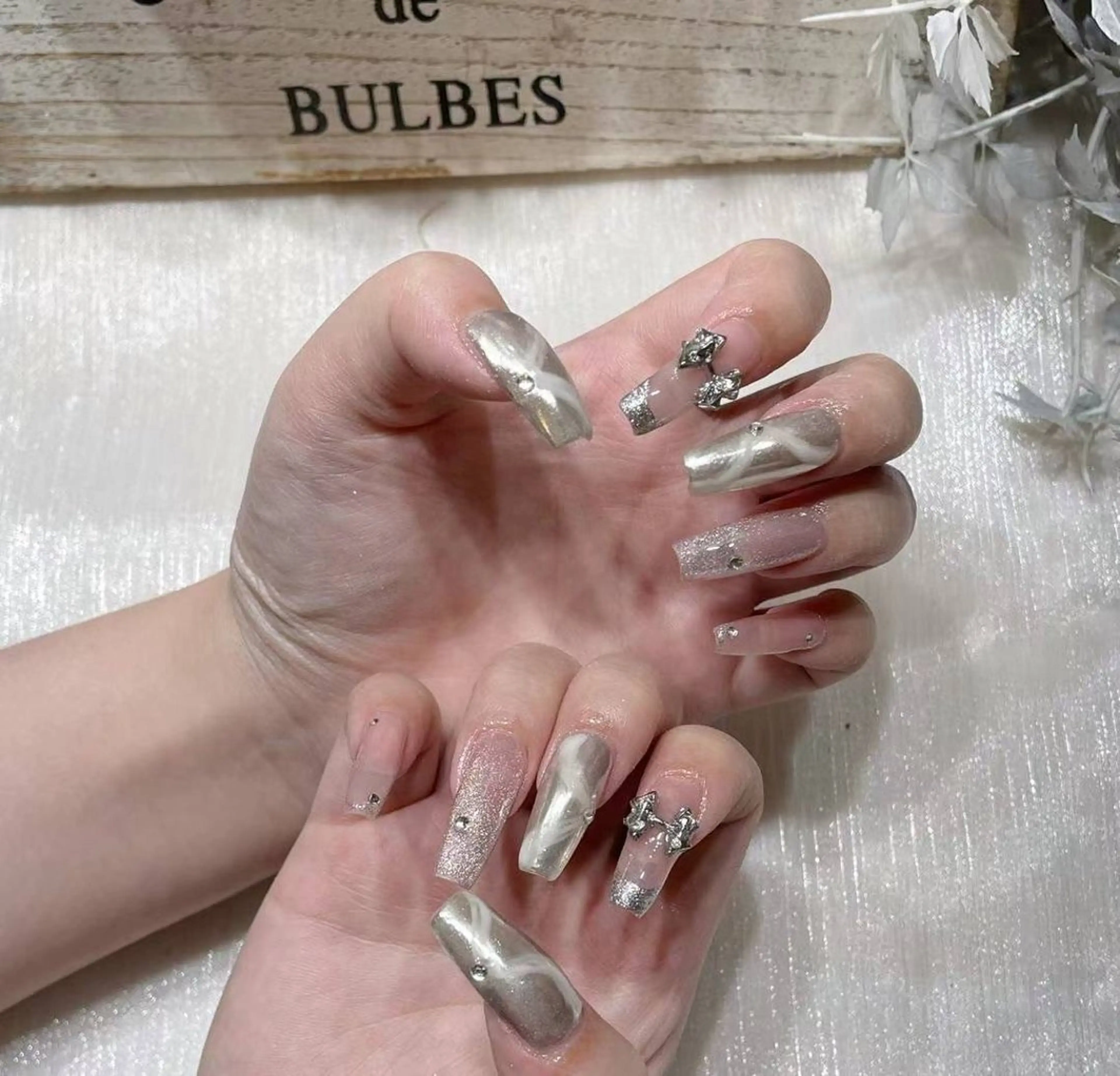 ネイル アートネイル フラワーネイル フットネイル ジェルネイル マグネットネイル Babarla Nailのネイルデザイン