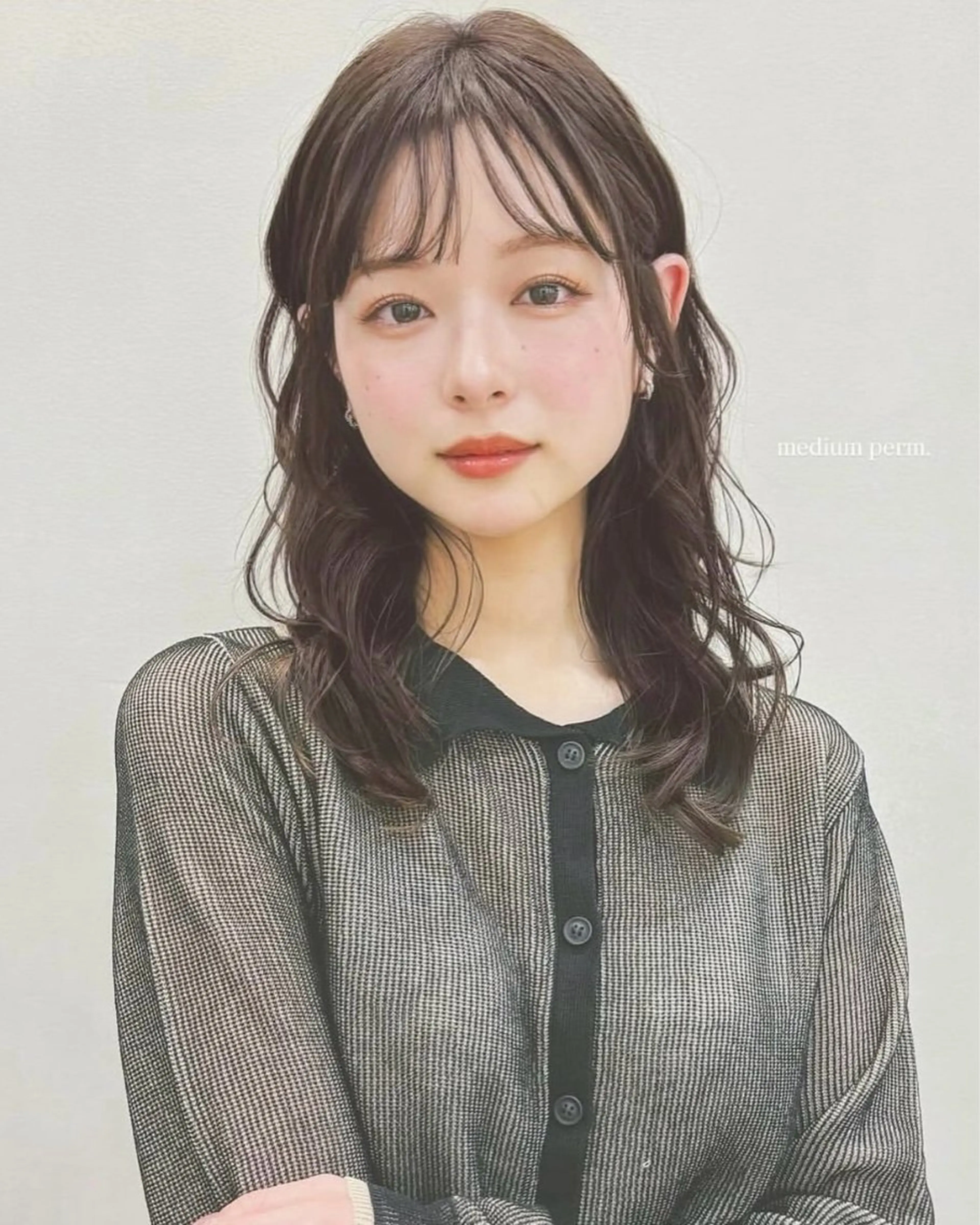 ロング パーマ パーマ 南出 碧夢のヘアスタイル