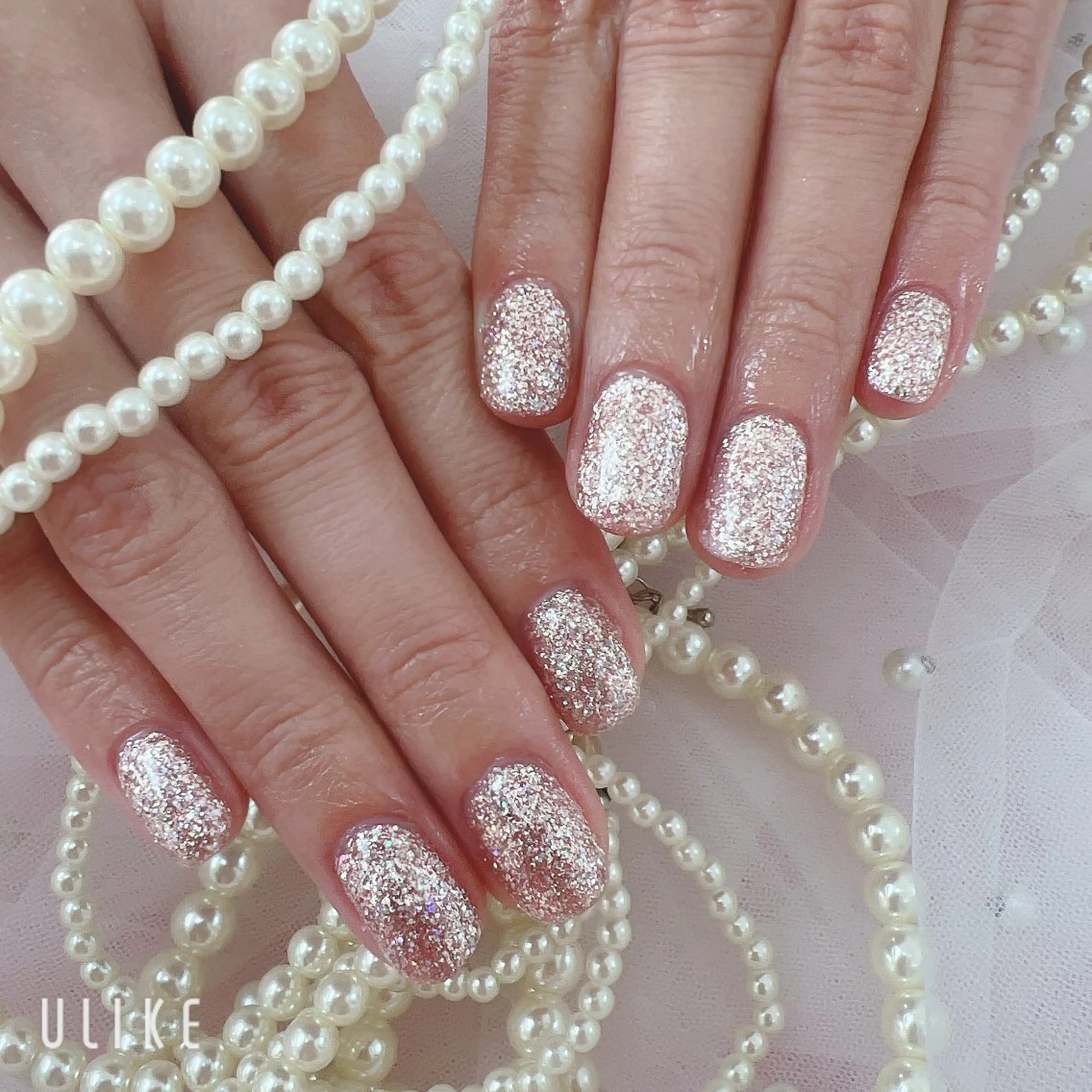 ネイル アートネイル チークネイル 成人式 長さ出し フットネイル YK Rinのネイルデザイン