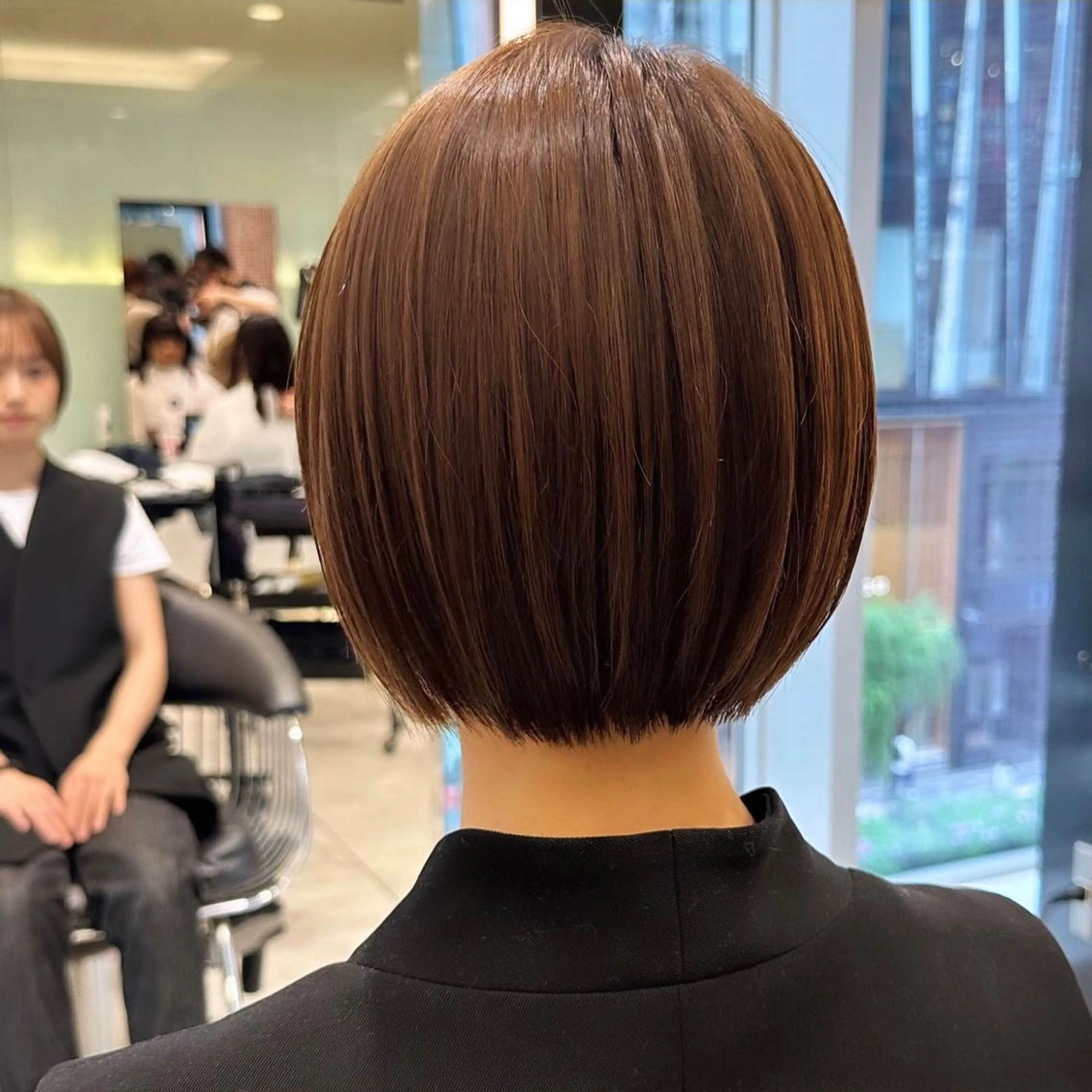 ショート カット ボブパーマ ♡ヨシカワハナコのヘアスタイル
