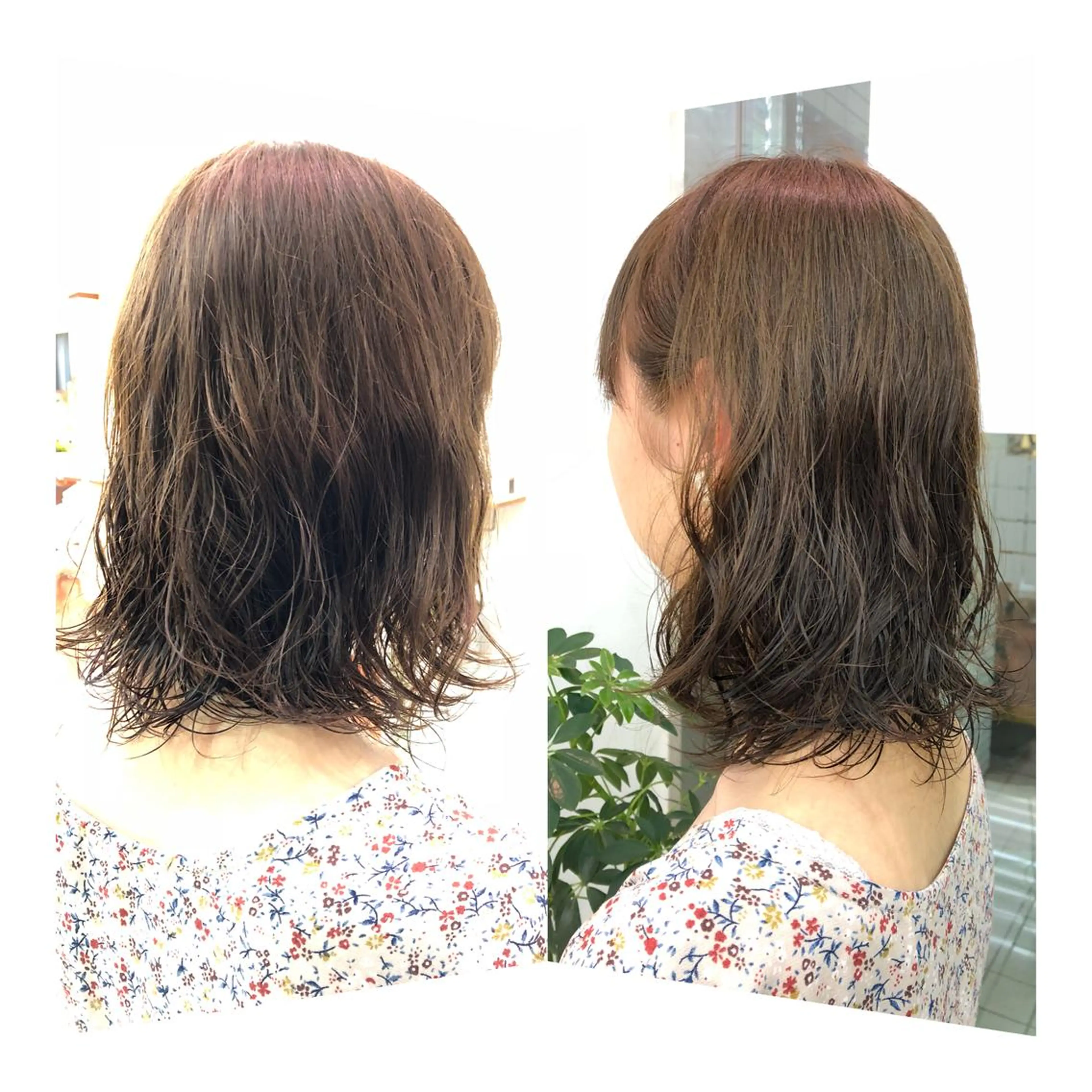 ミディアム パーマ ミディアムパーマ ✨髪質改善が大好評✨ 美容室lic近藤✨のヘアスタイル