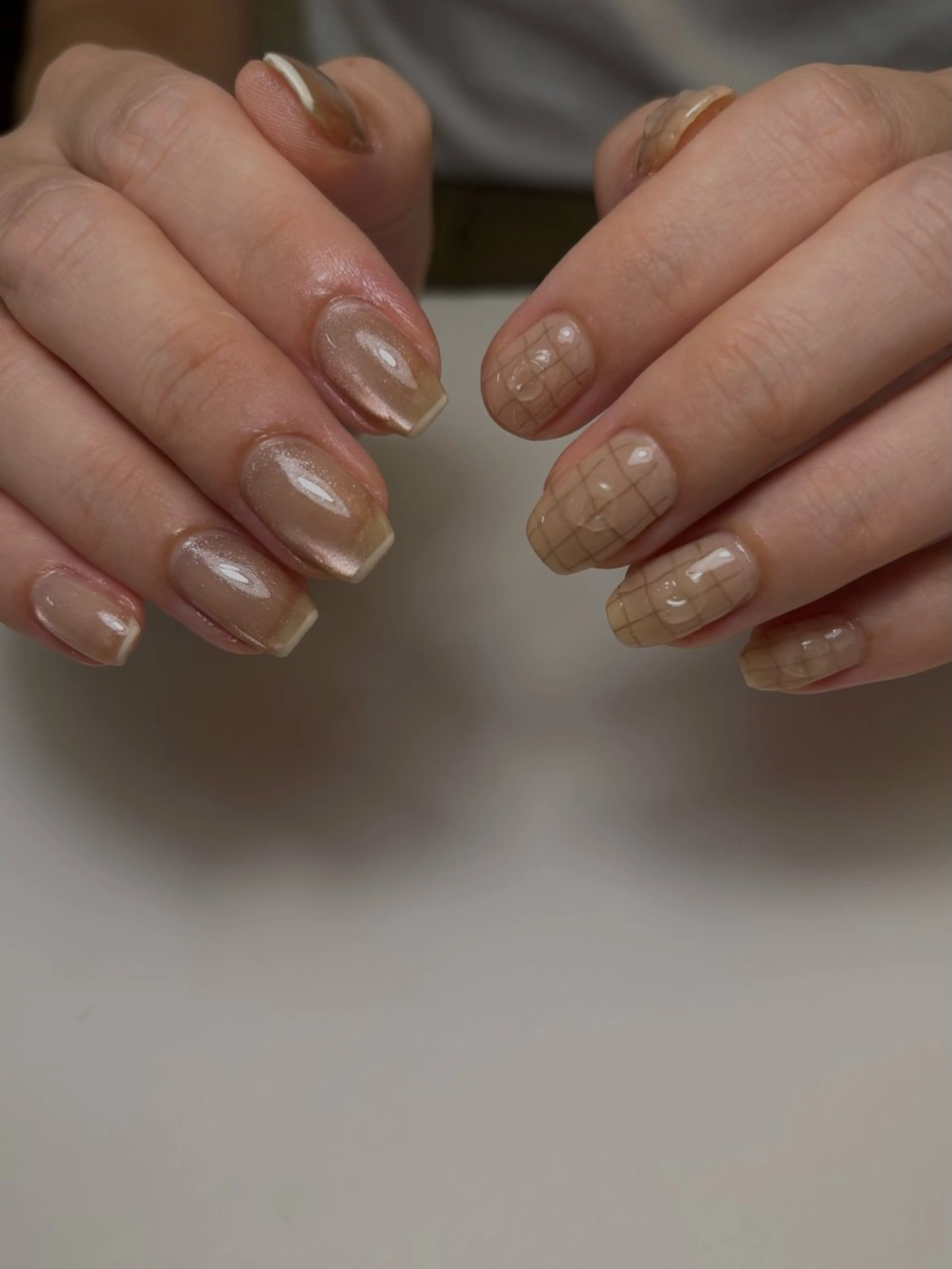 ネイル フレンチネイル ぷっくりネイル ハンドネイル is.nail 🌷sonokoのネイルデザイン