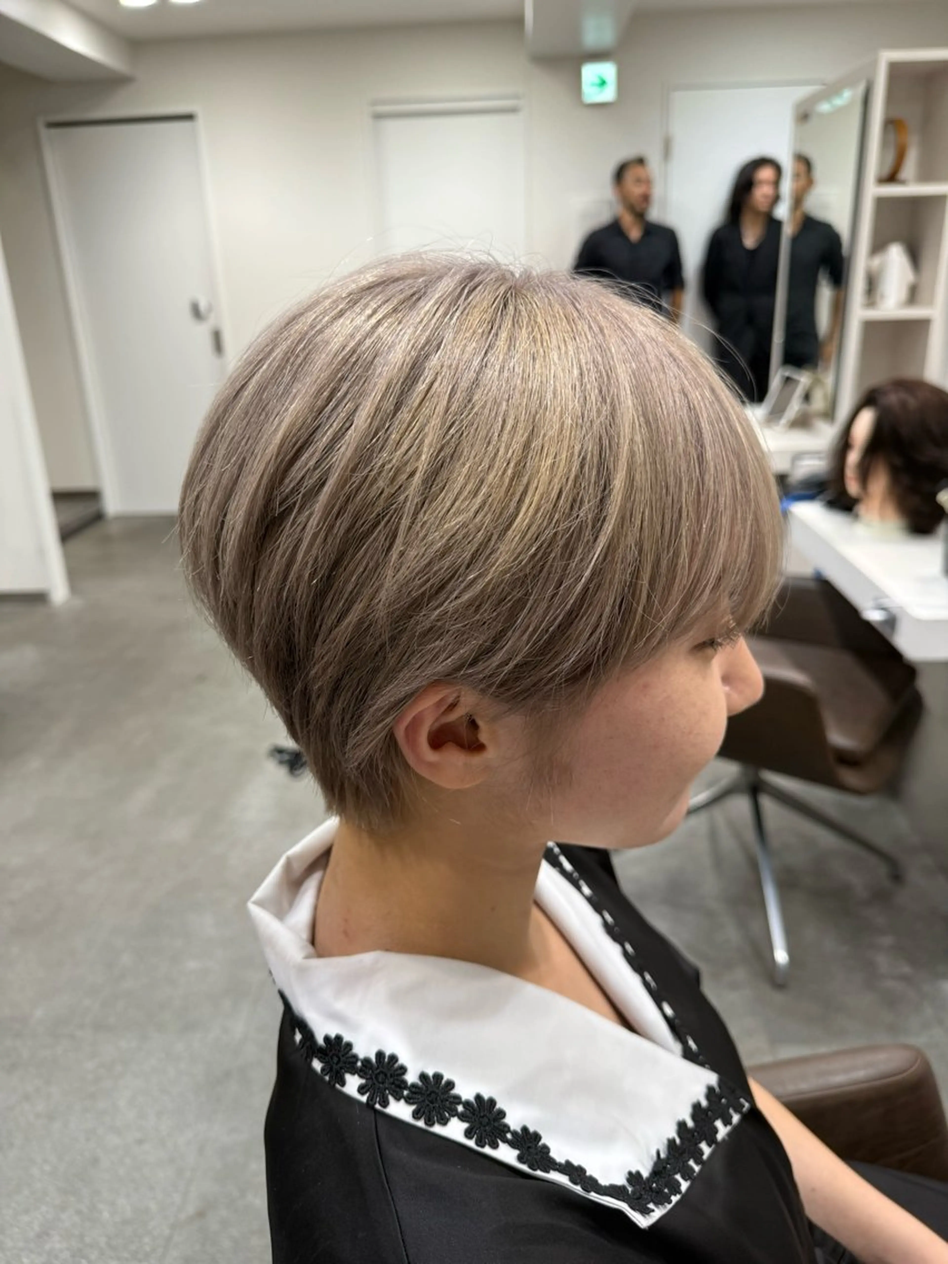 ショート カラー 白髪ぼかし/髪質改善 /なおき/表参道のヘアスタイル