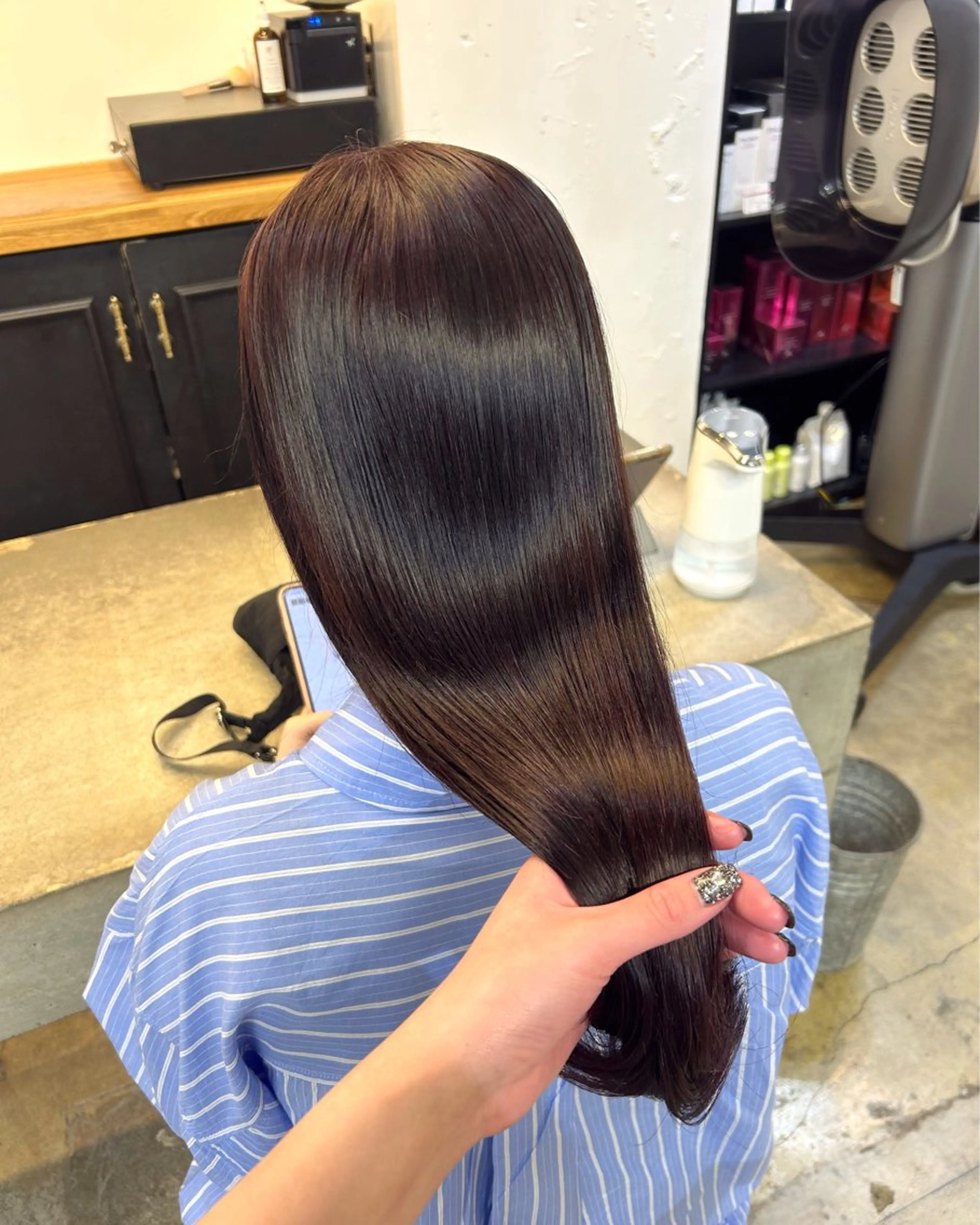 ロング カラー ヘアカラー 縮毛矯正 トリートメント ♡ラベンダー/ピンク /顔まわり♡ネイロのヘアスタイル