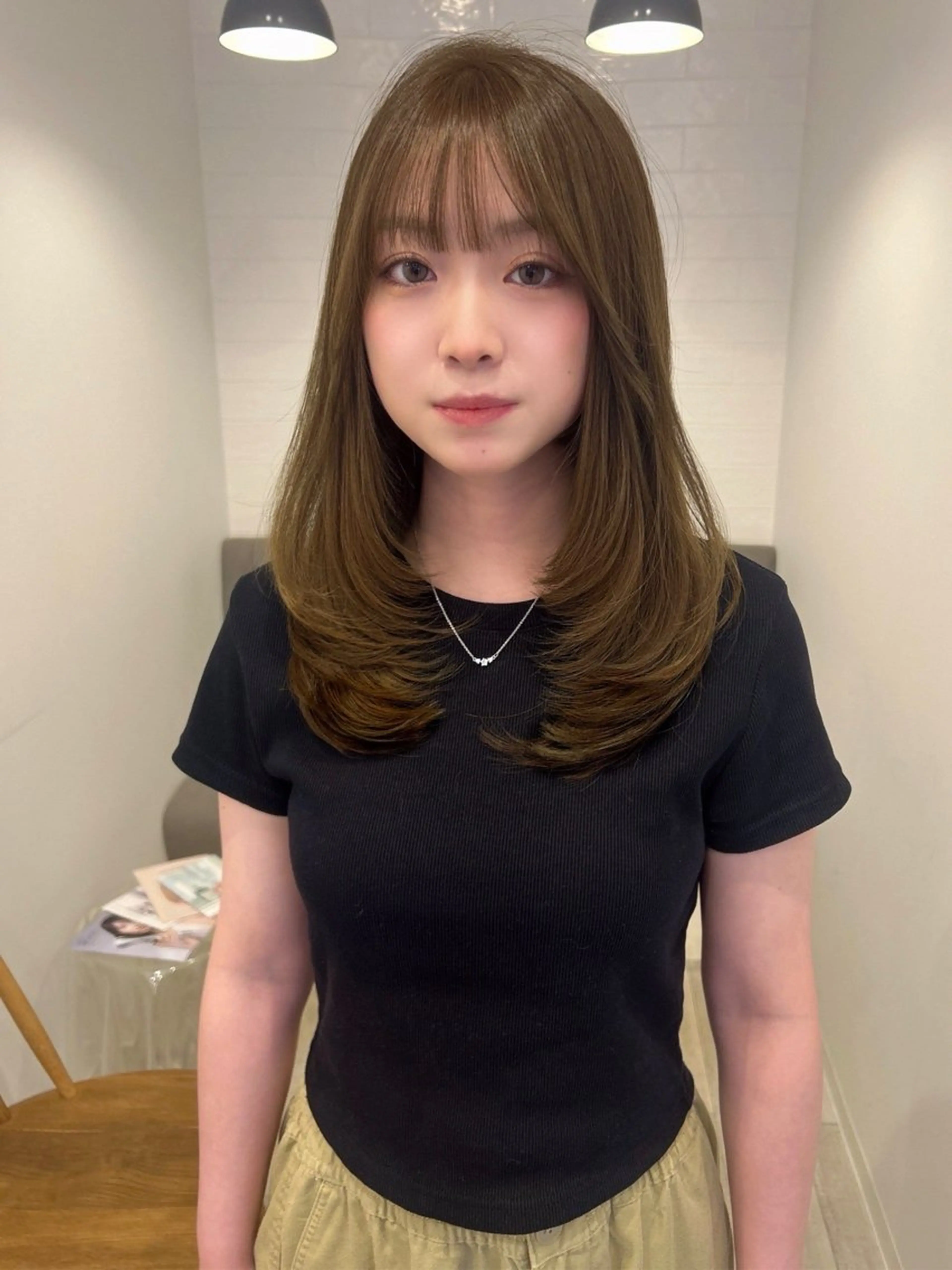 ロング rino/カット /ミディアム/名古屋のヘアスタイル