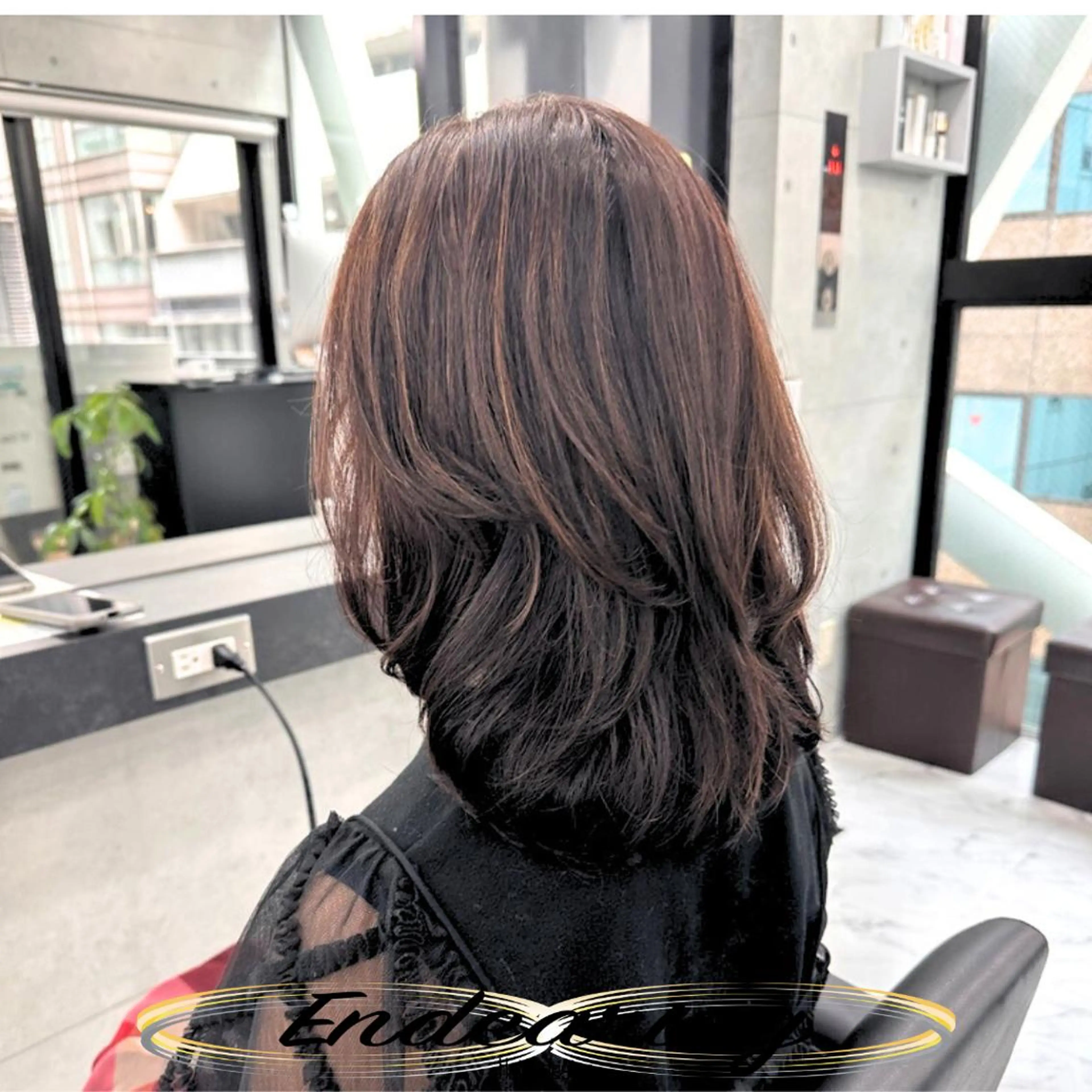 セミロング レイヤーカット 似合わせカット カット ヘアカラー Endearing 銀座/YOKOのヘアスタイル