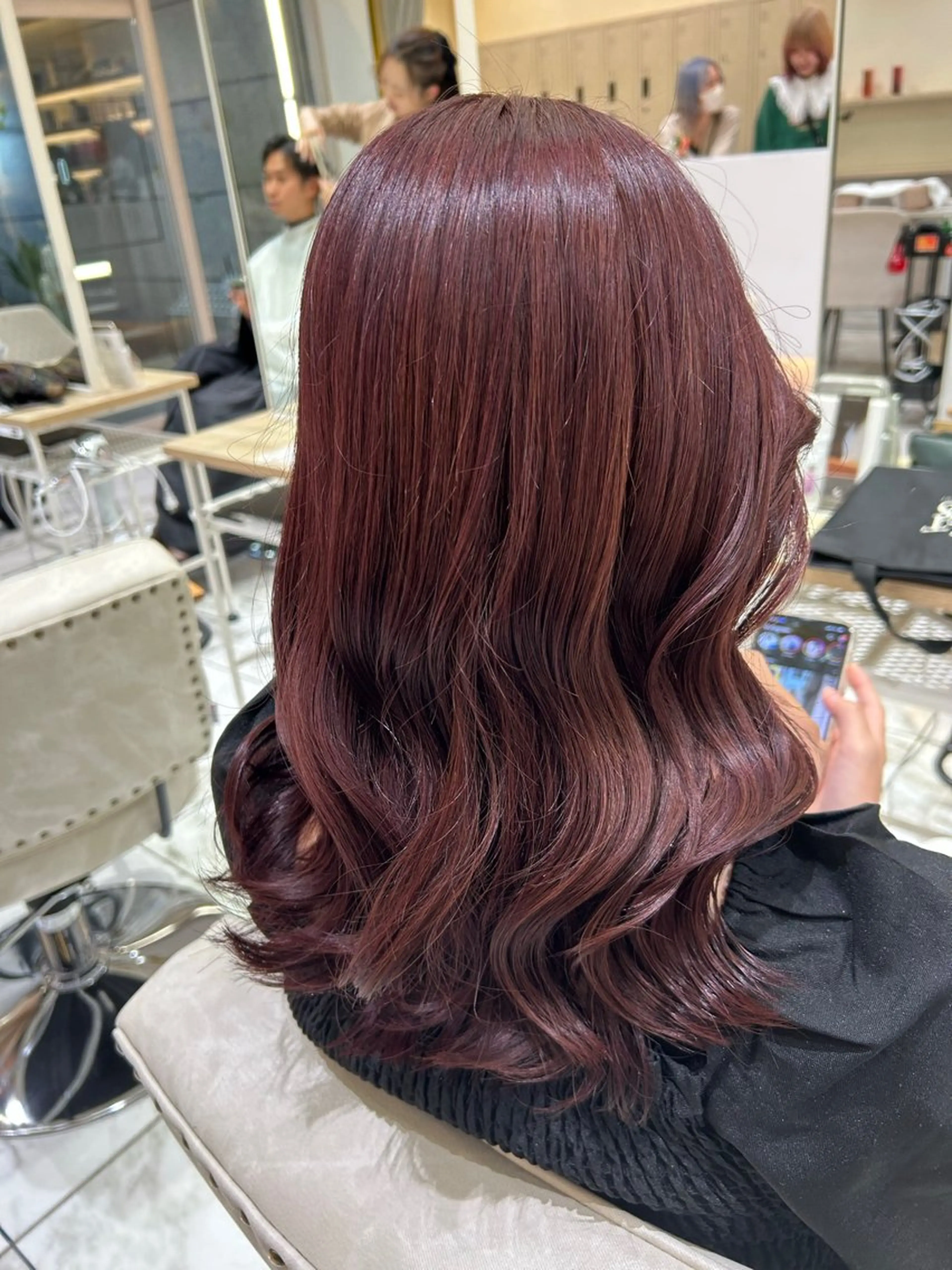 ロング カラー ヘアカラー 🦋sana🦋 🫧透明感カラー🫧のヘアスタイル