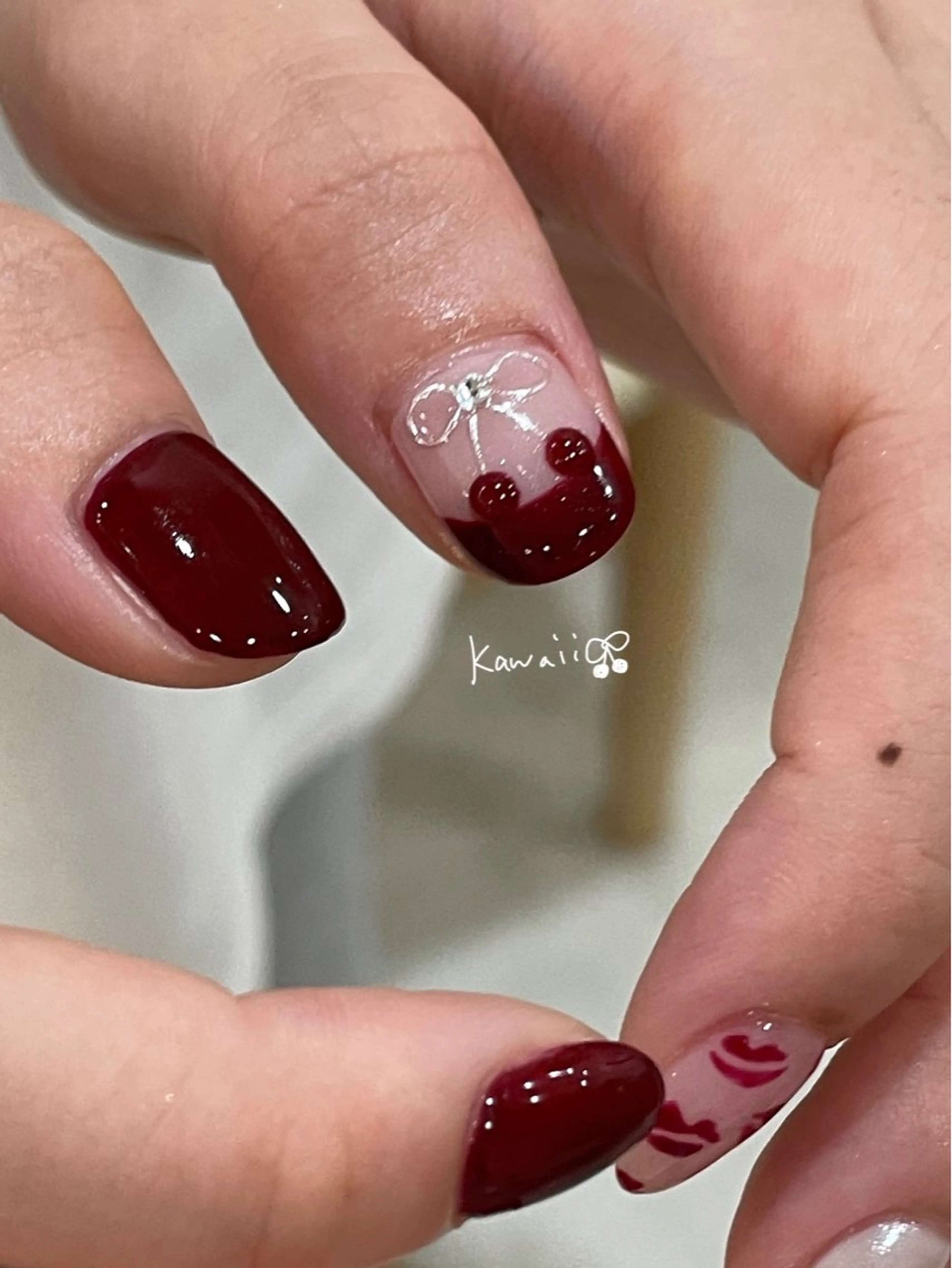 【HAND】持込デザインOKシンプルアート🌙アートの本数/デザインにより料金変動¥5500​〜​¥9000の写真