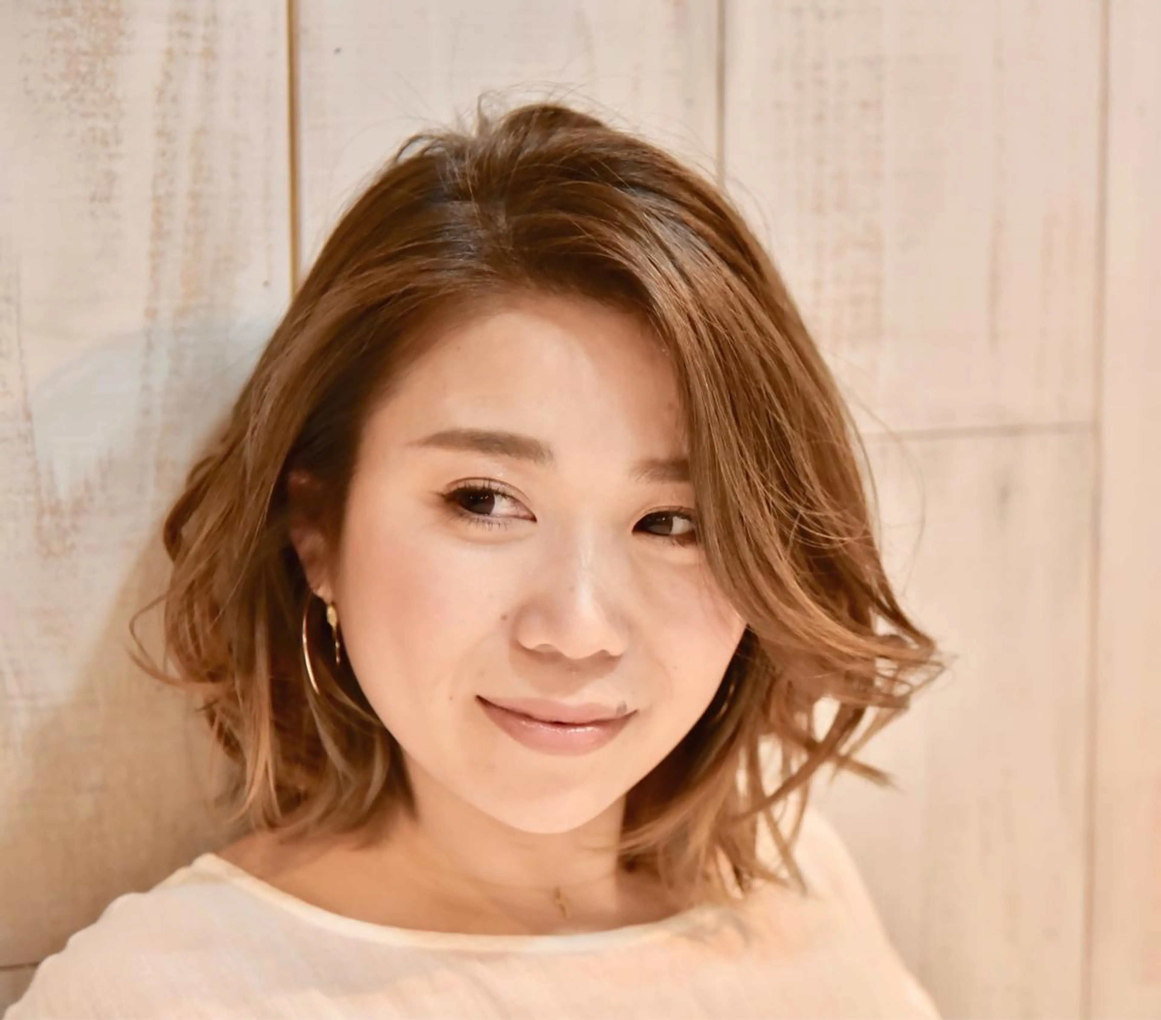 ミディアム カラー hair resort terrasse所属・長尾 圭のヘアスタイル