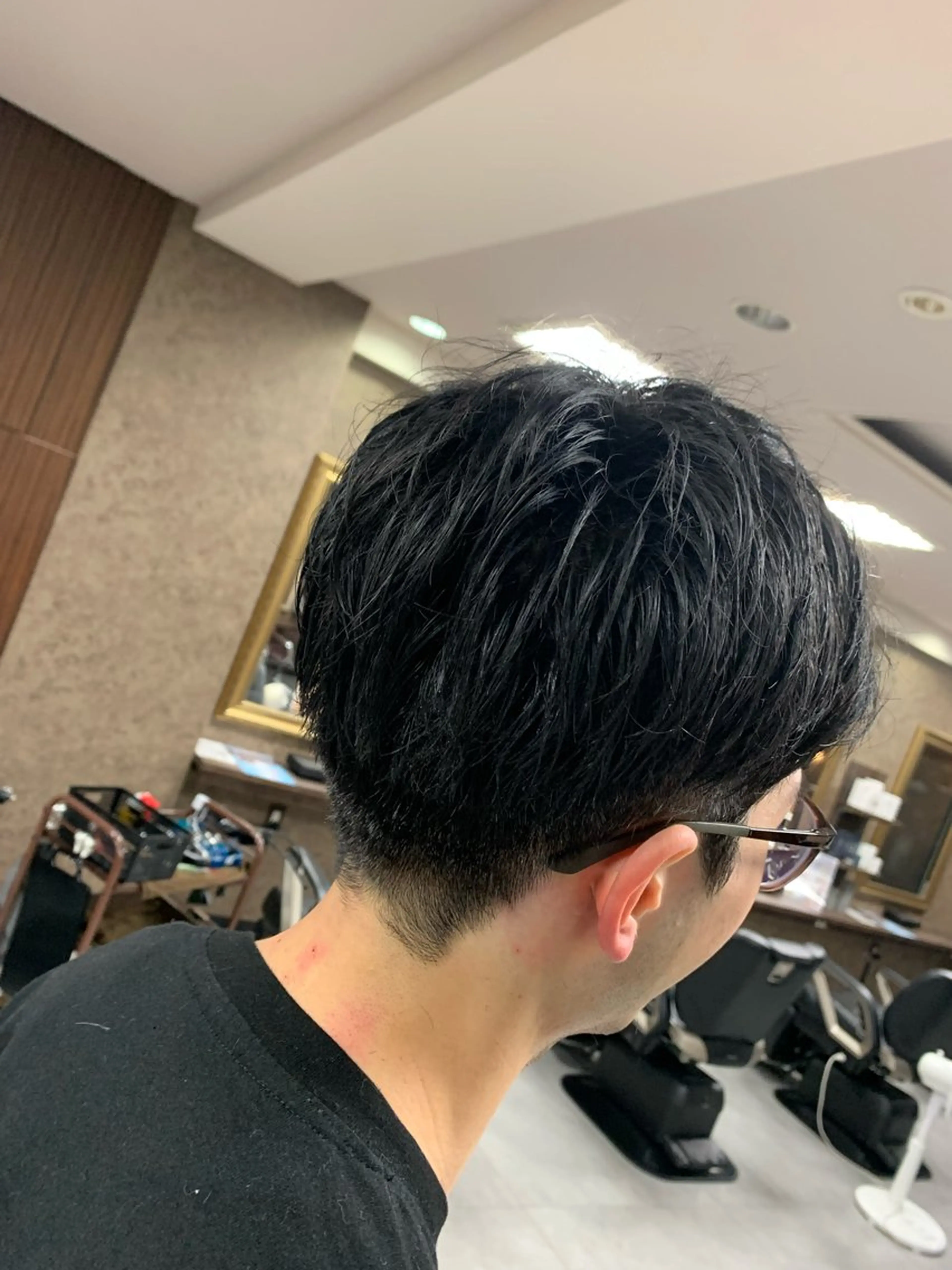 メンズ 刈り上げ バーバーショップ涼桜新町店所属・田中大 パーマ/メンズカットのヘアスタイル