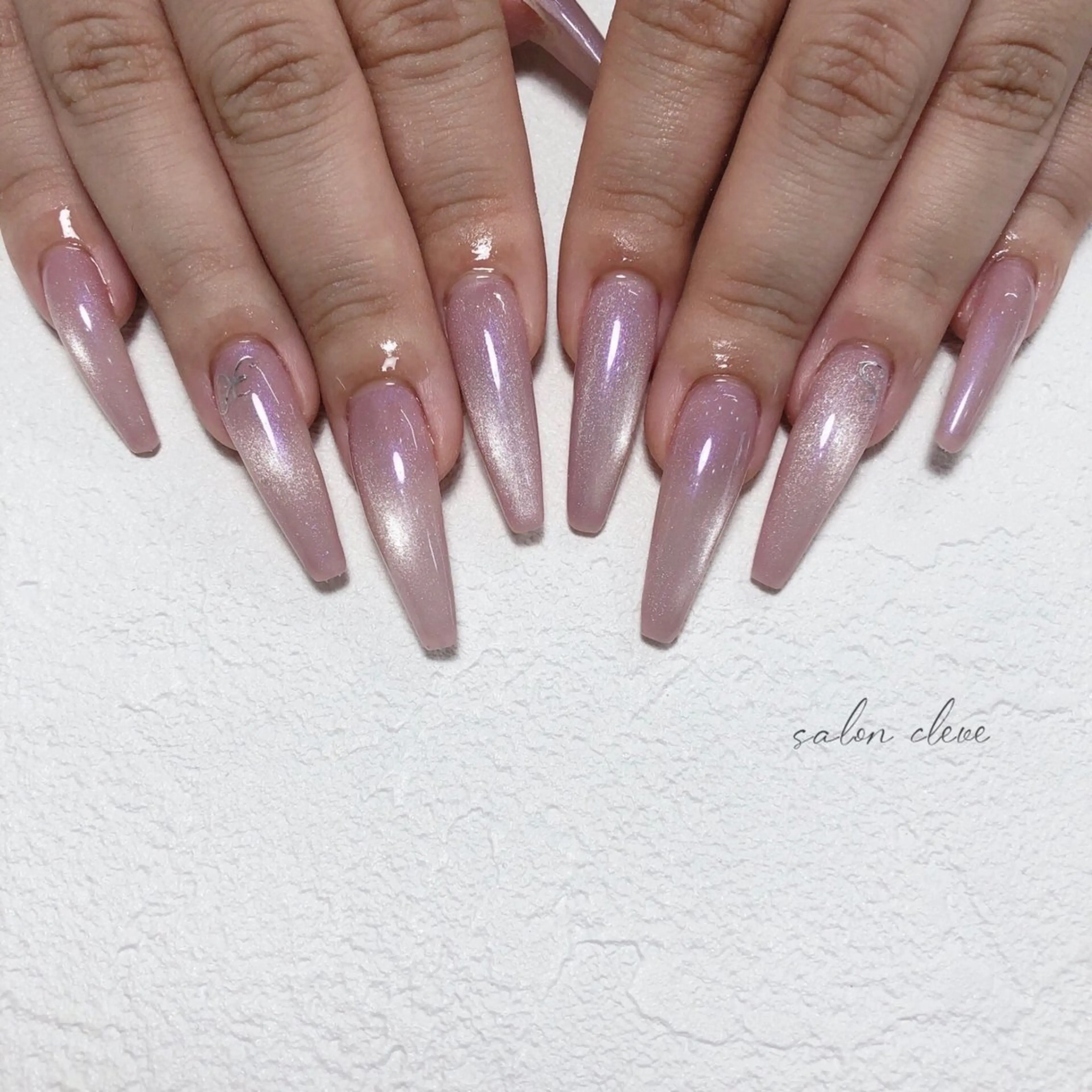 【nail】オフなし+長さ出しジェルロング10本ワンカラー付き1日2名限定！の写真