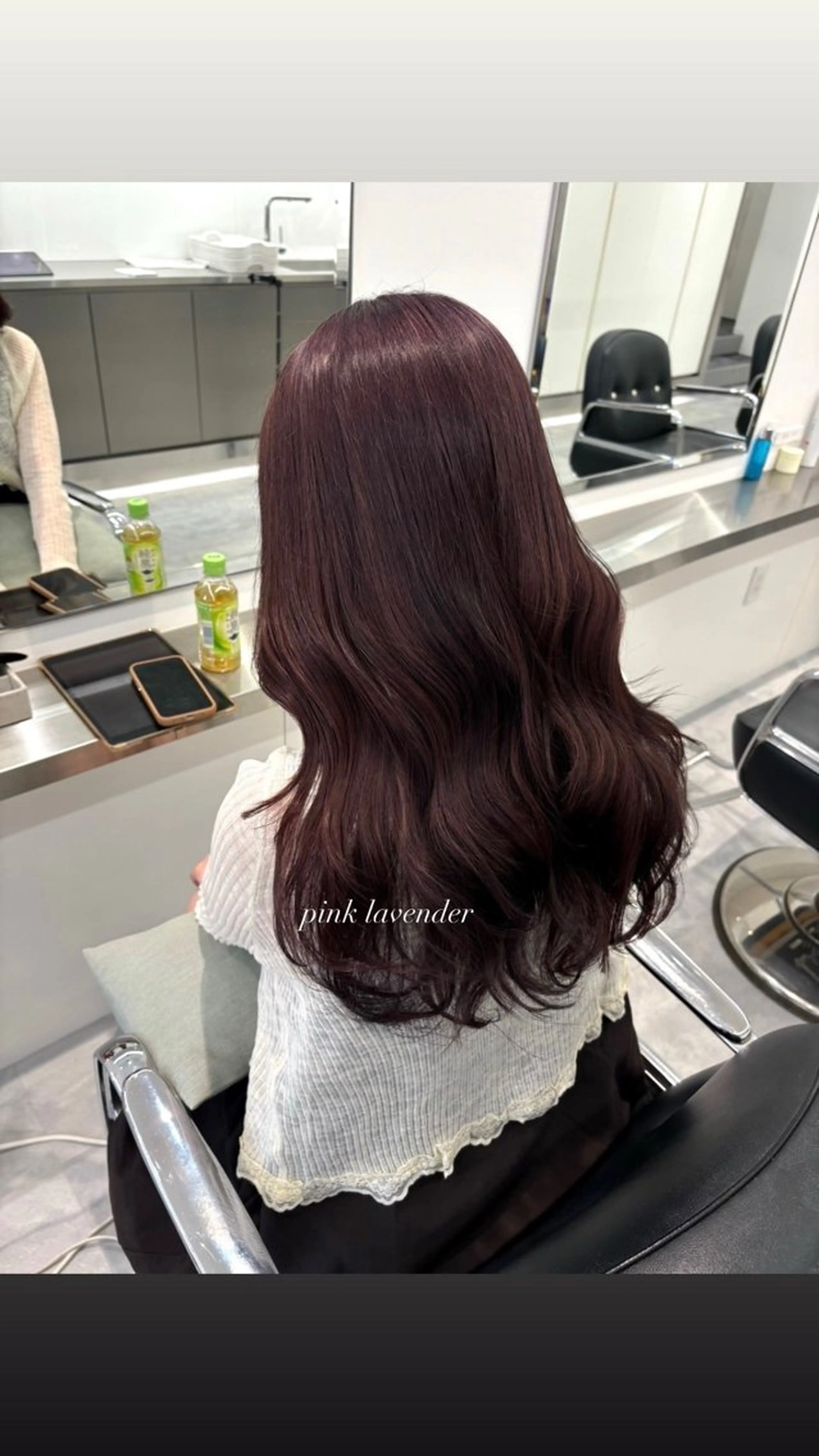 ロング ヘアカラー ParveMix 宮﨑 梨里のヘアスタイル