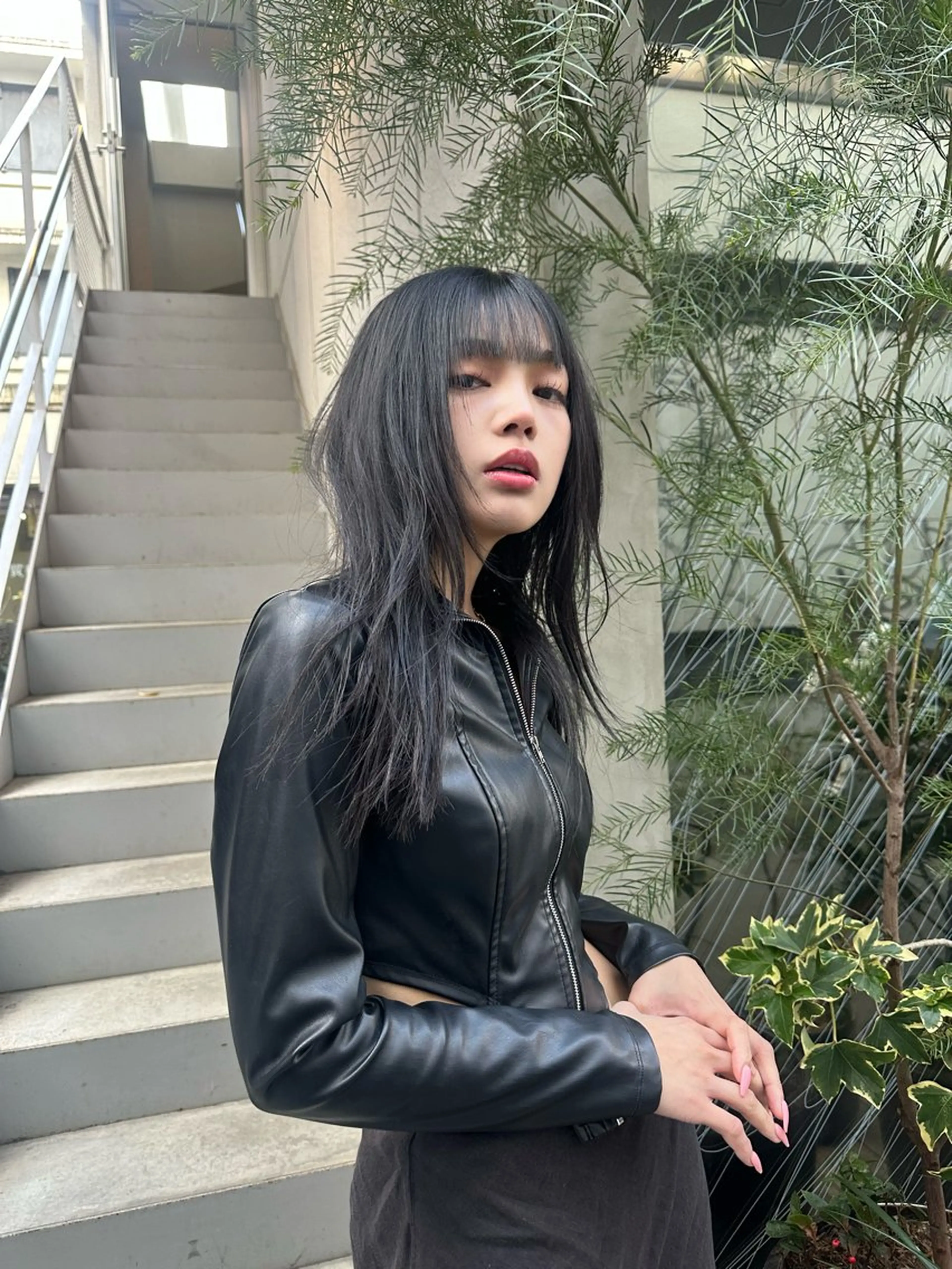 ロング レイヤーカット/ハイ トーン✂︎ゆーぴ✂︎のヘアスタイル