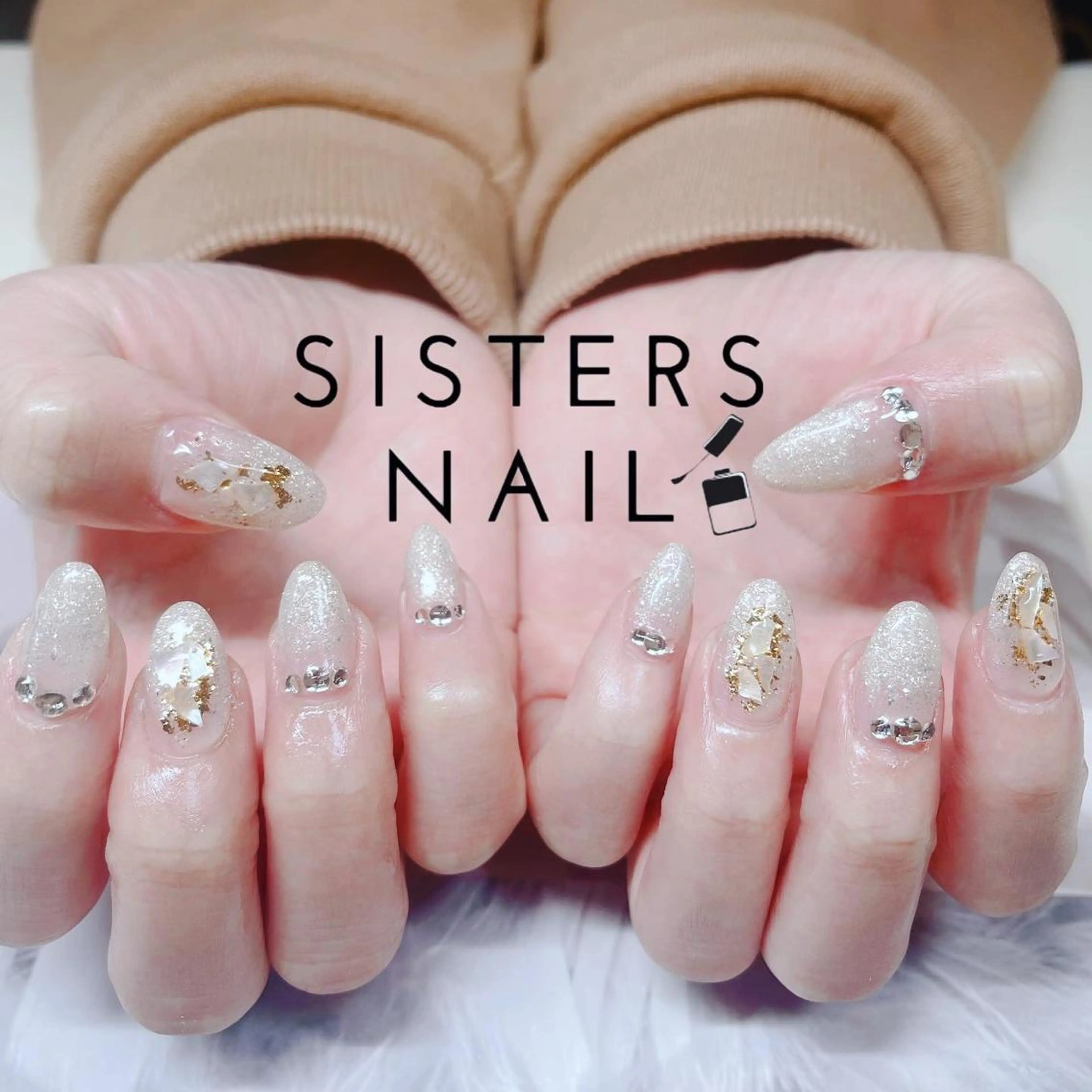 ネイル アートネイル 冬ネイル ハンドネイル ハンドケア sisters nail.fのネイルデザイン