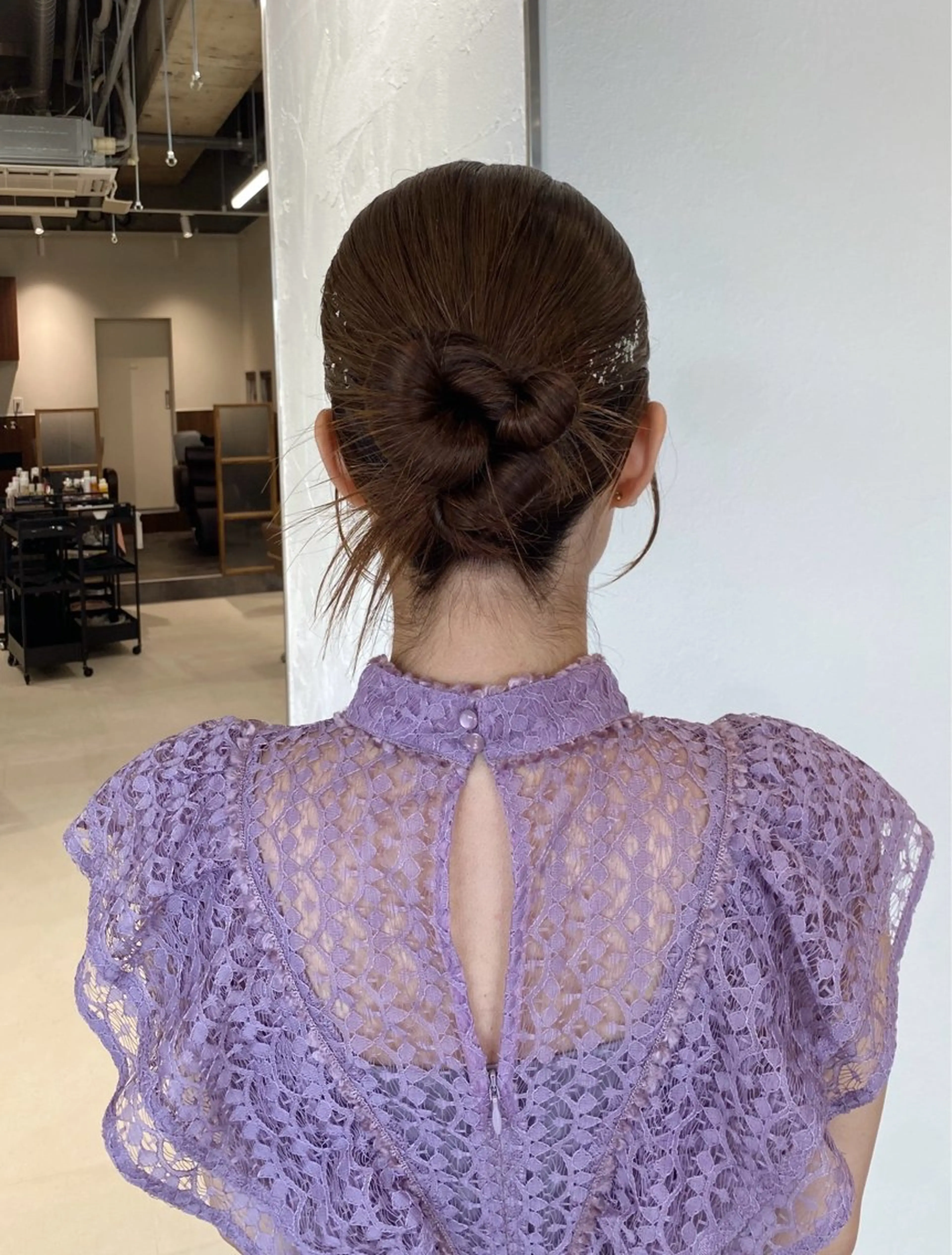 ロング ヘアアレンジ 暖色カラー /ヘアアレンジ/花鈴のヘアスタイル