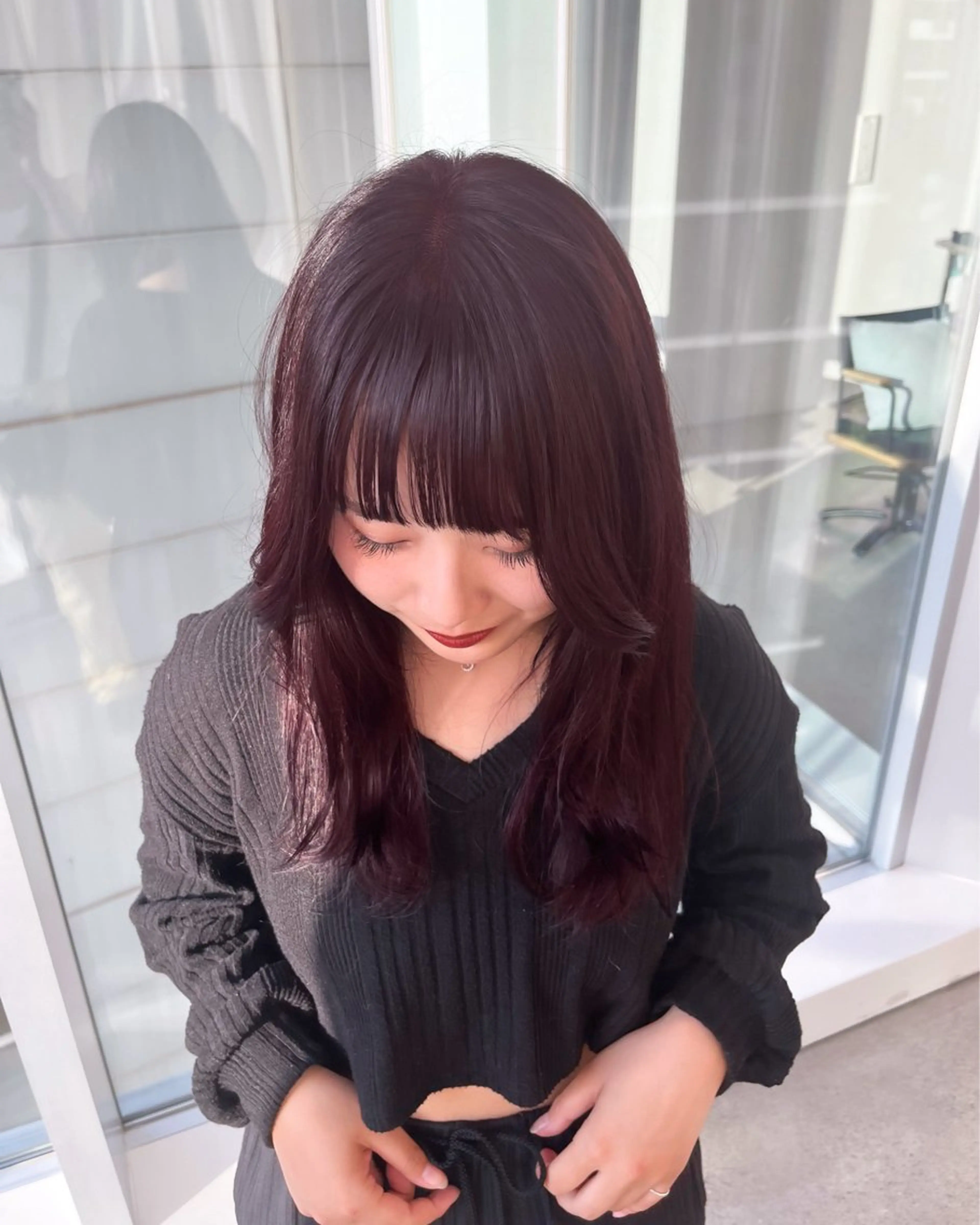 カラー ブリーチ ケアブリーチ ダブルカラー ブリーチなしカラー ヘアカラー トリートメント 🍒暖色カラー🍒 ueno aiのヘアスタイル
