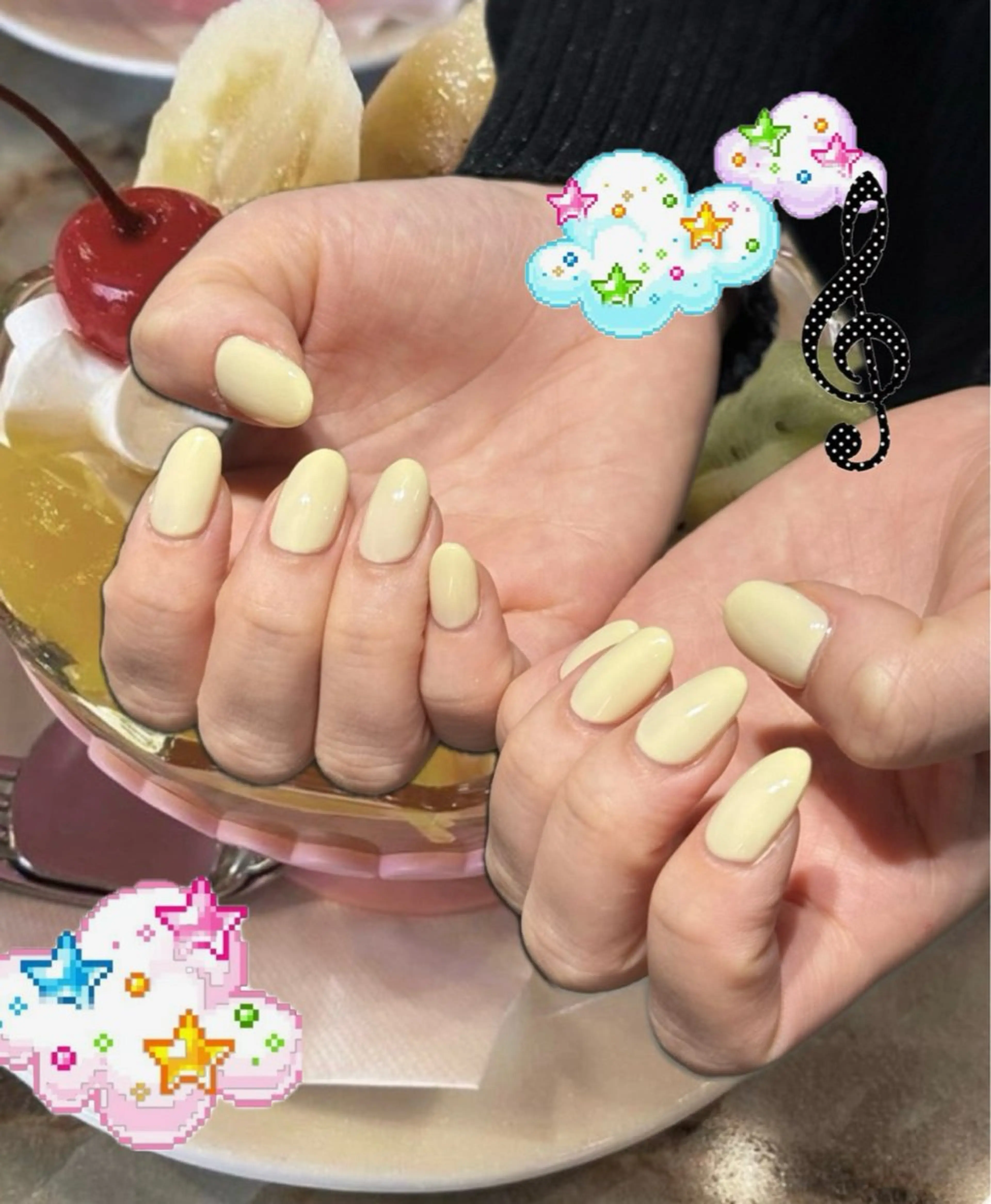 【ハンド】オフありワンカラーの写真