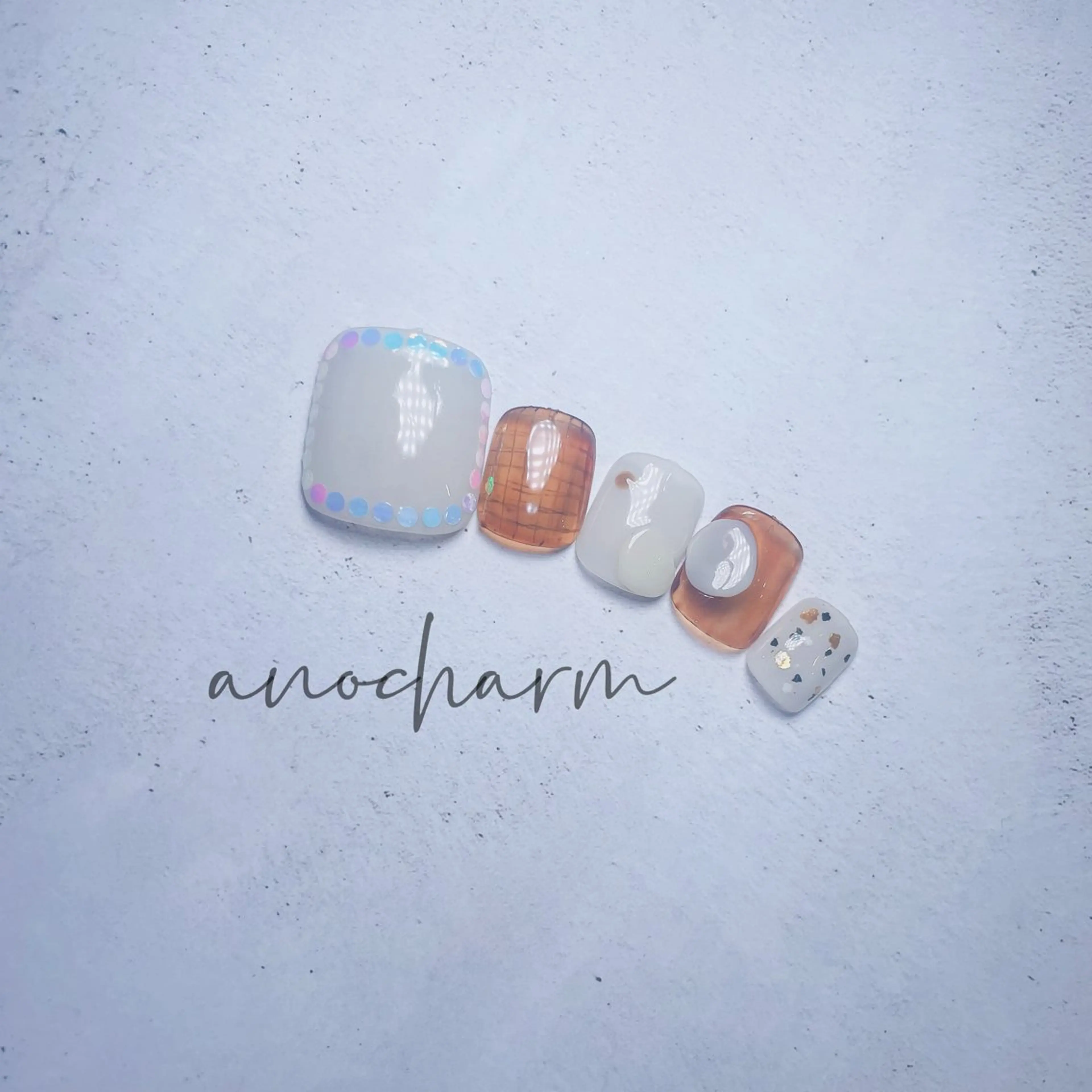 ネイル フットネイル anocharm by Royd.所属・anocharm _annaのネイルデザイン