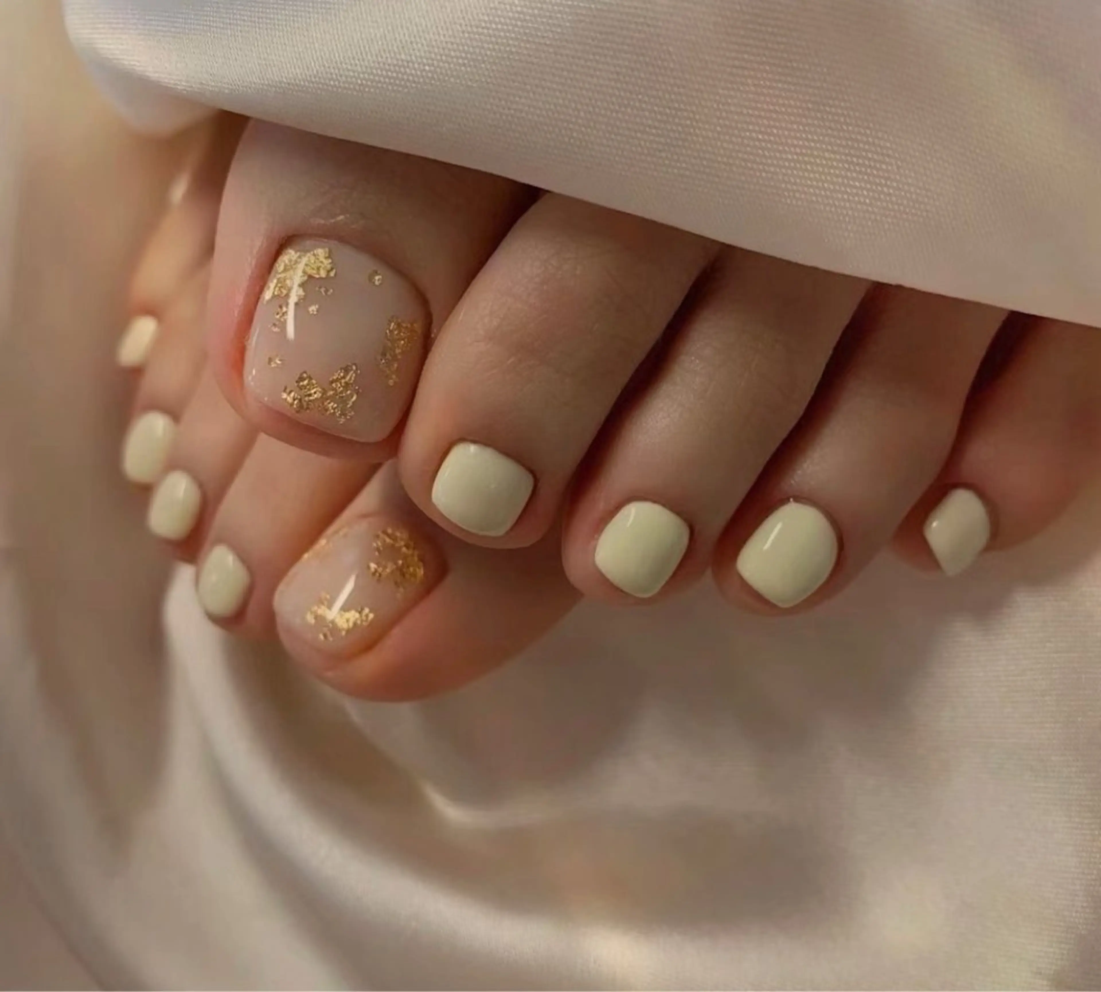 カラー フットネイル July Nail 新横浜駅のネイルデザイン