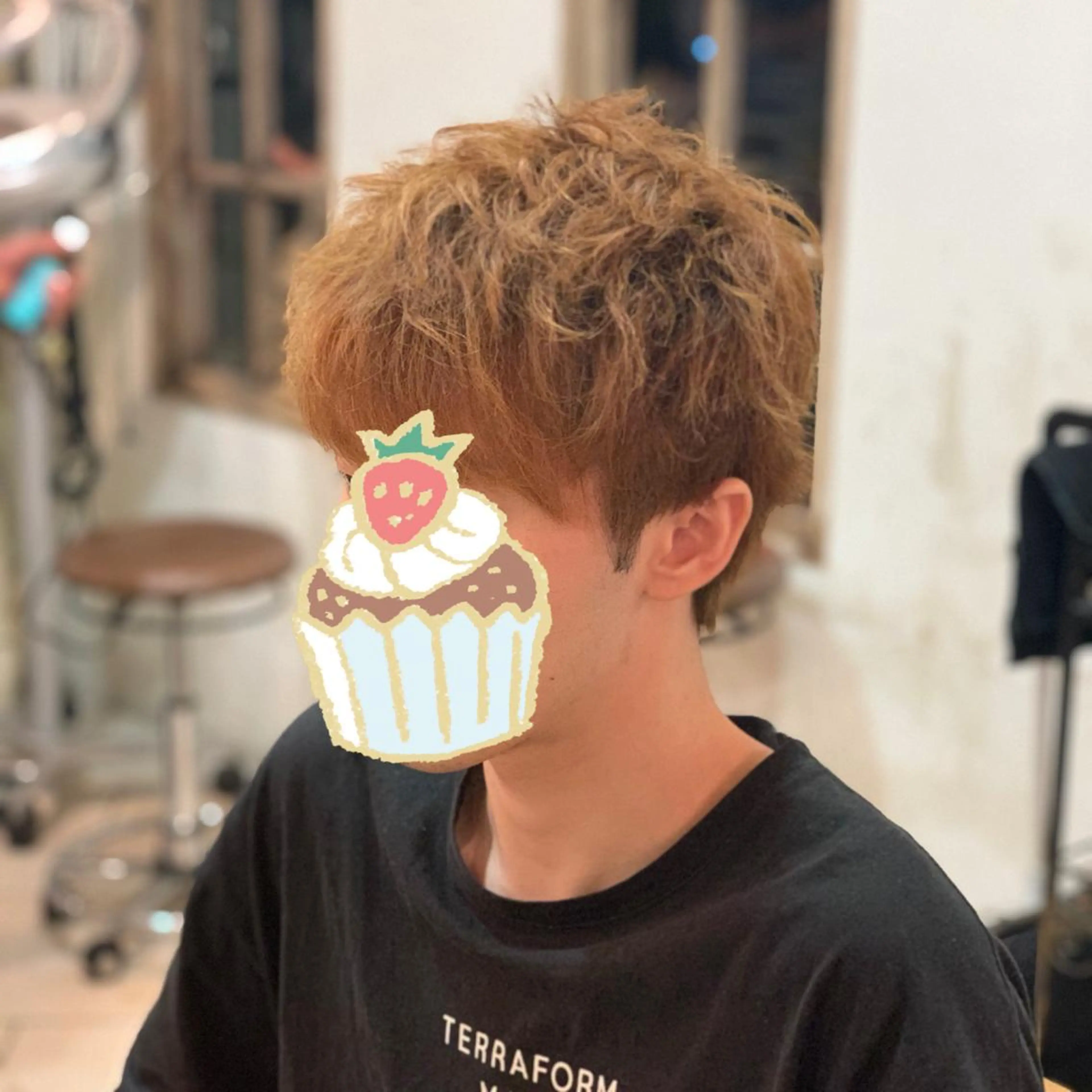 パーマ メンズ メンズパーマ カット ヘアカラー 森 早希絵のヘアスタイル