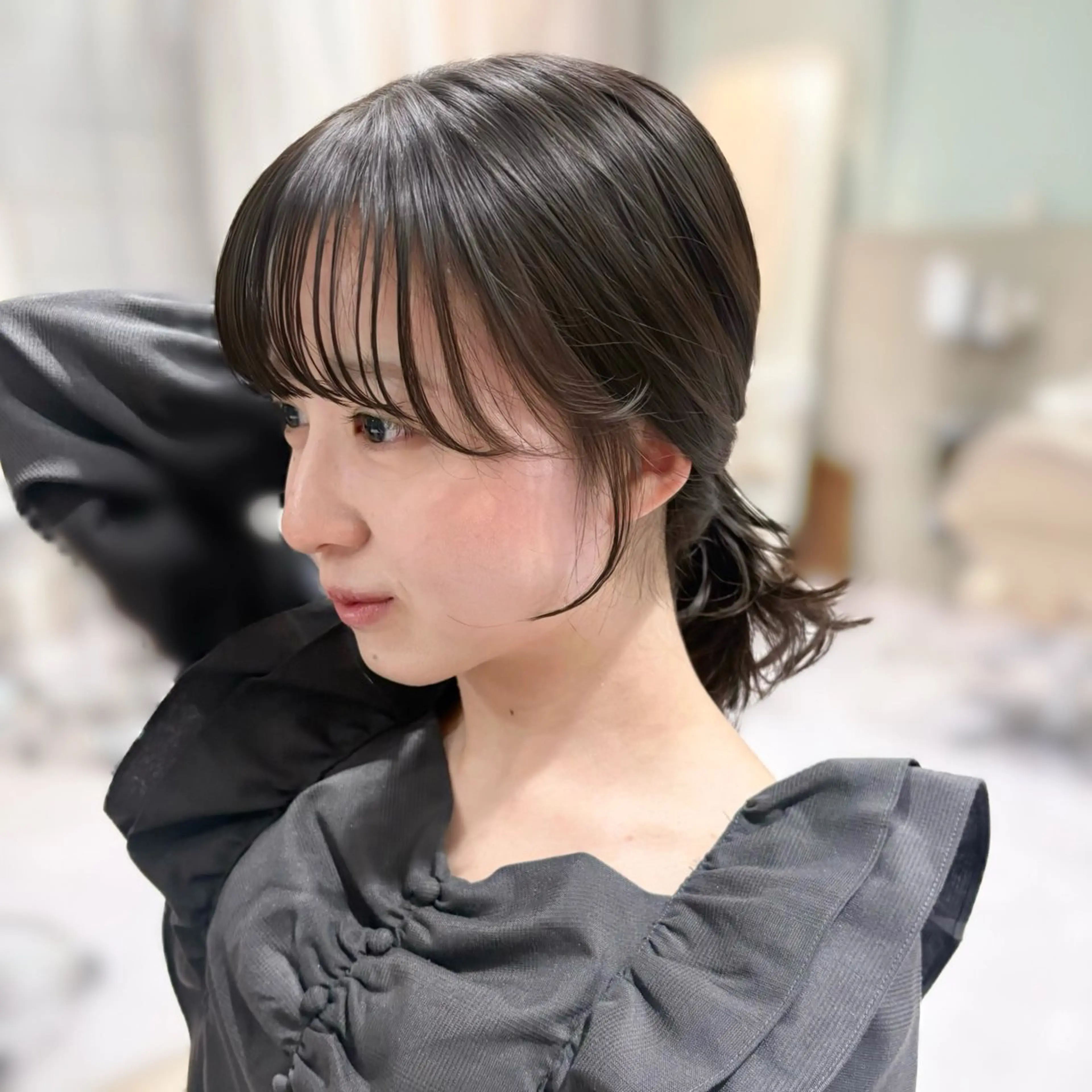 【命の前髪カット❤️🩹】くくっても可愛い♡こなれサイドバングの写真