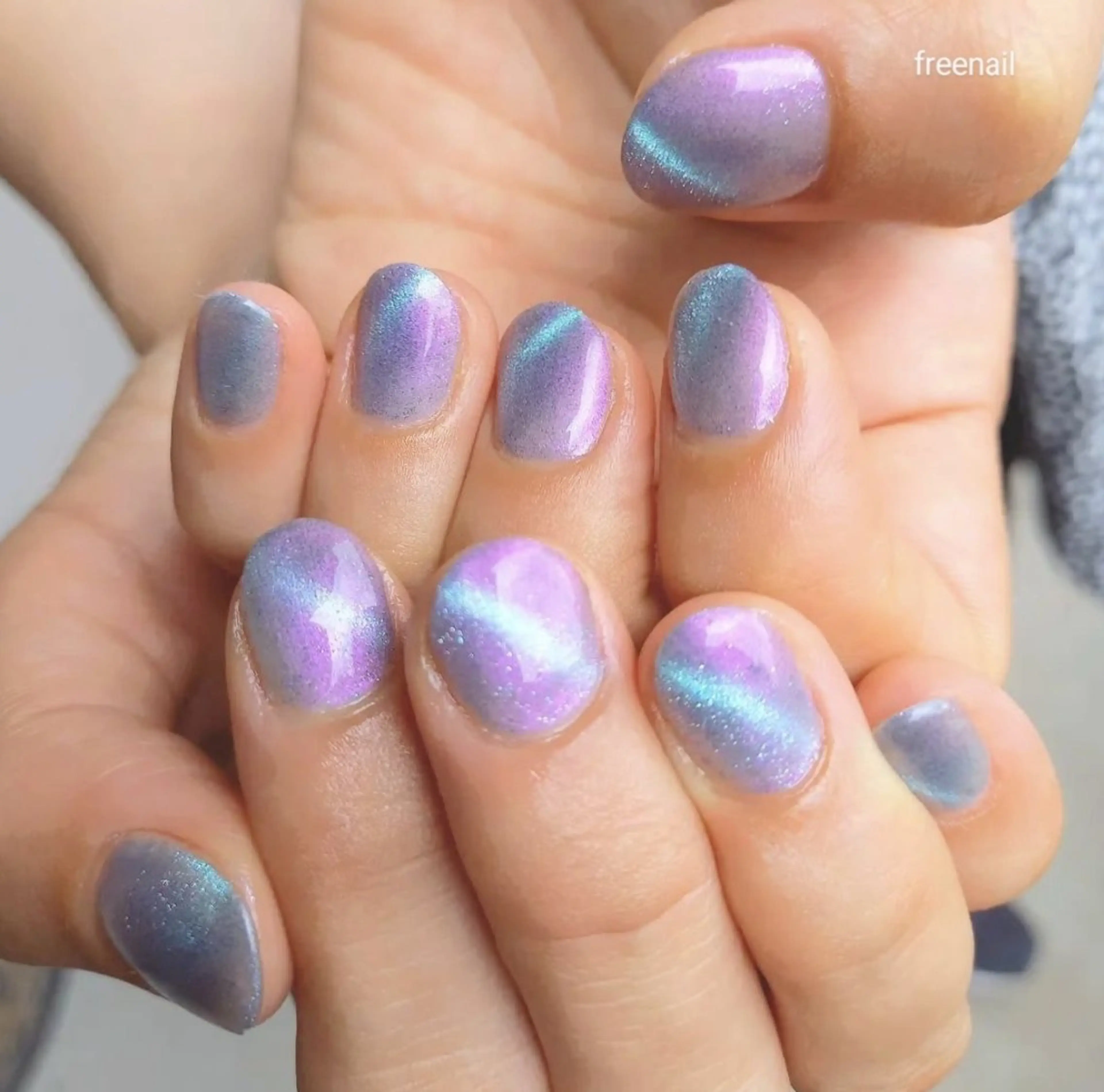 ネイル ジェルネイル マグネットネイル ハンドネイル free nail フリーネイルのネイルデザイン