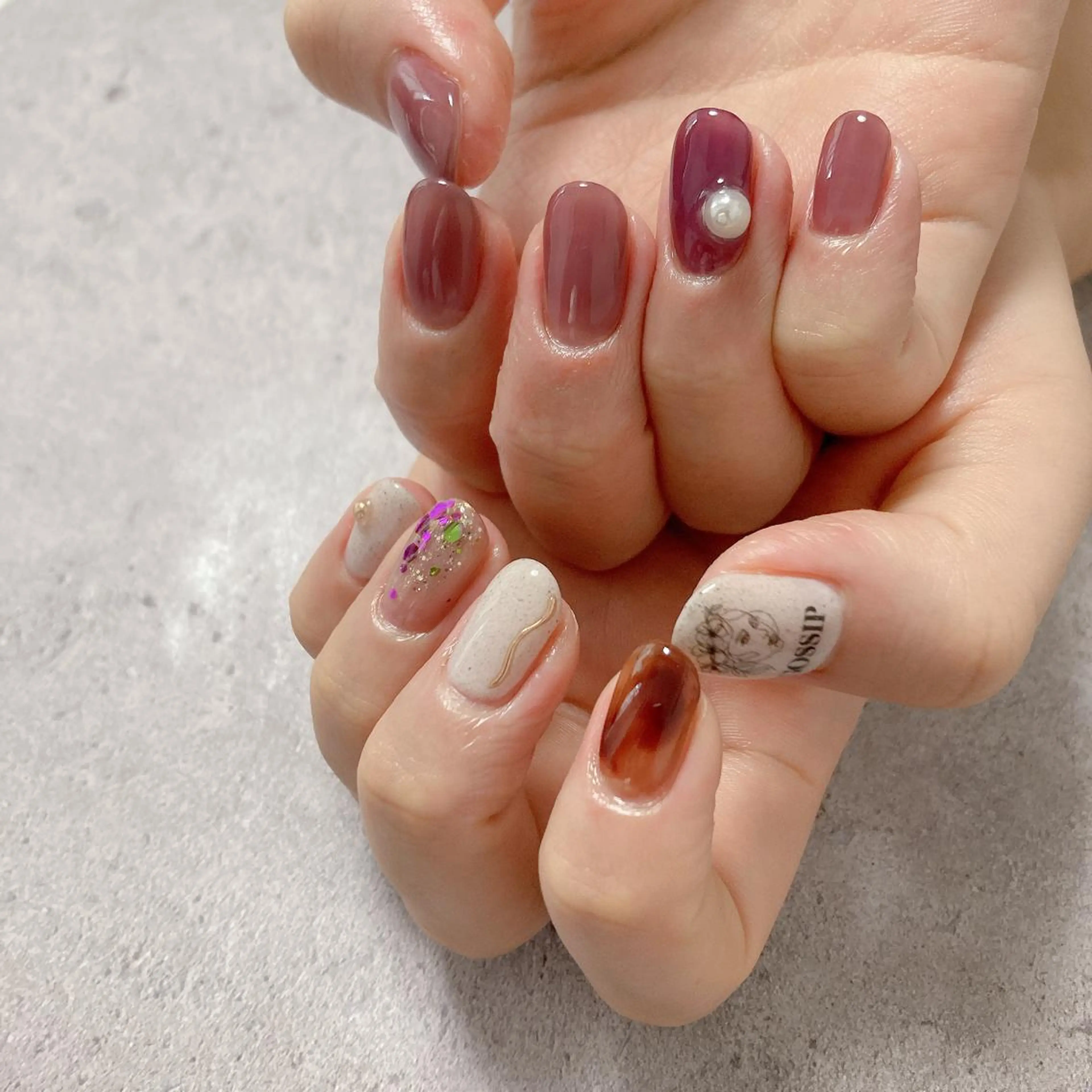 ネイル ハンドネイル nailsalon Asryのネイルデザイン