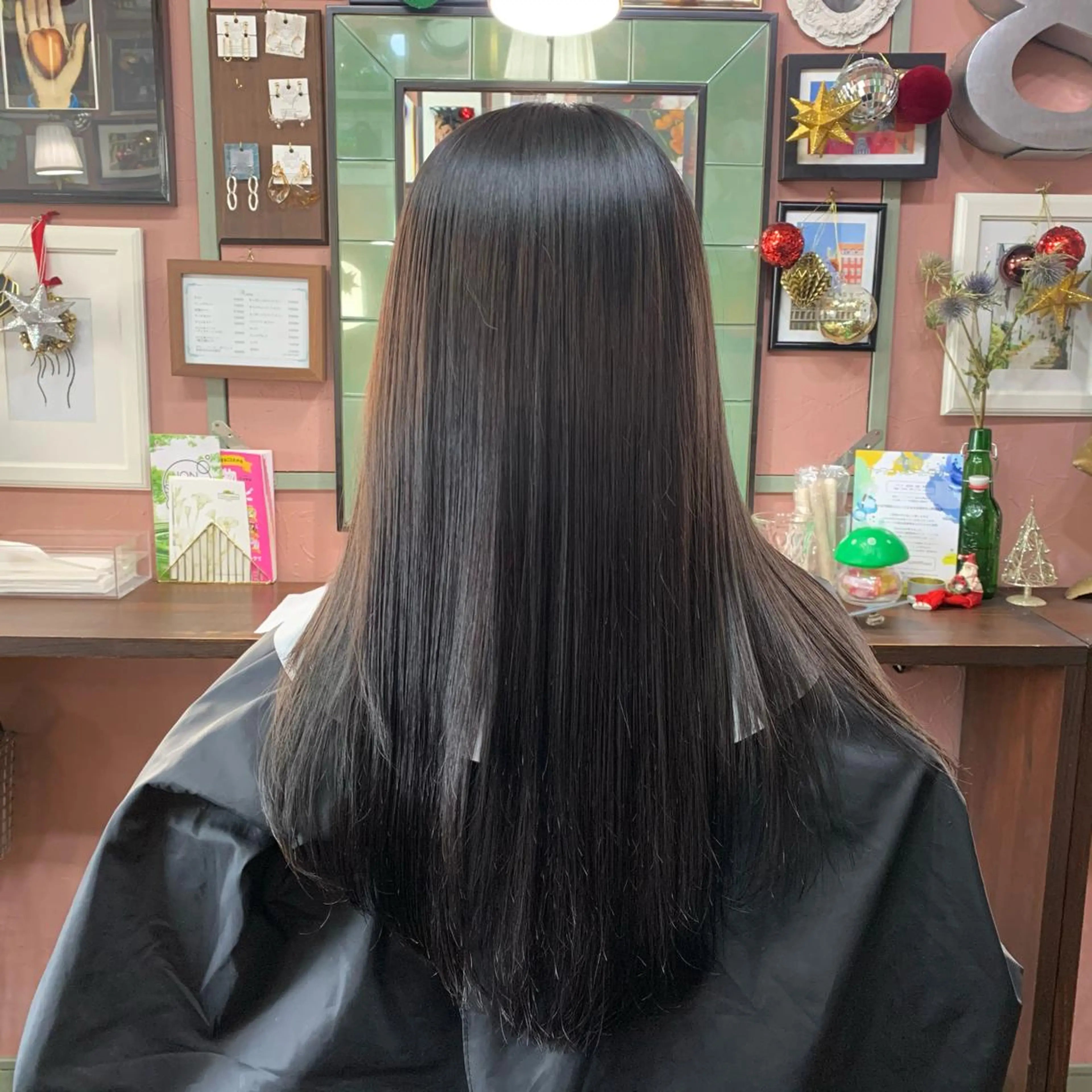 ロング カラー 髪質改善 トリートメント カット トリートメント chouette/ 根本優希のヘアスタイル