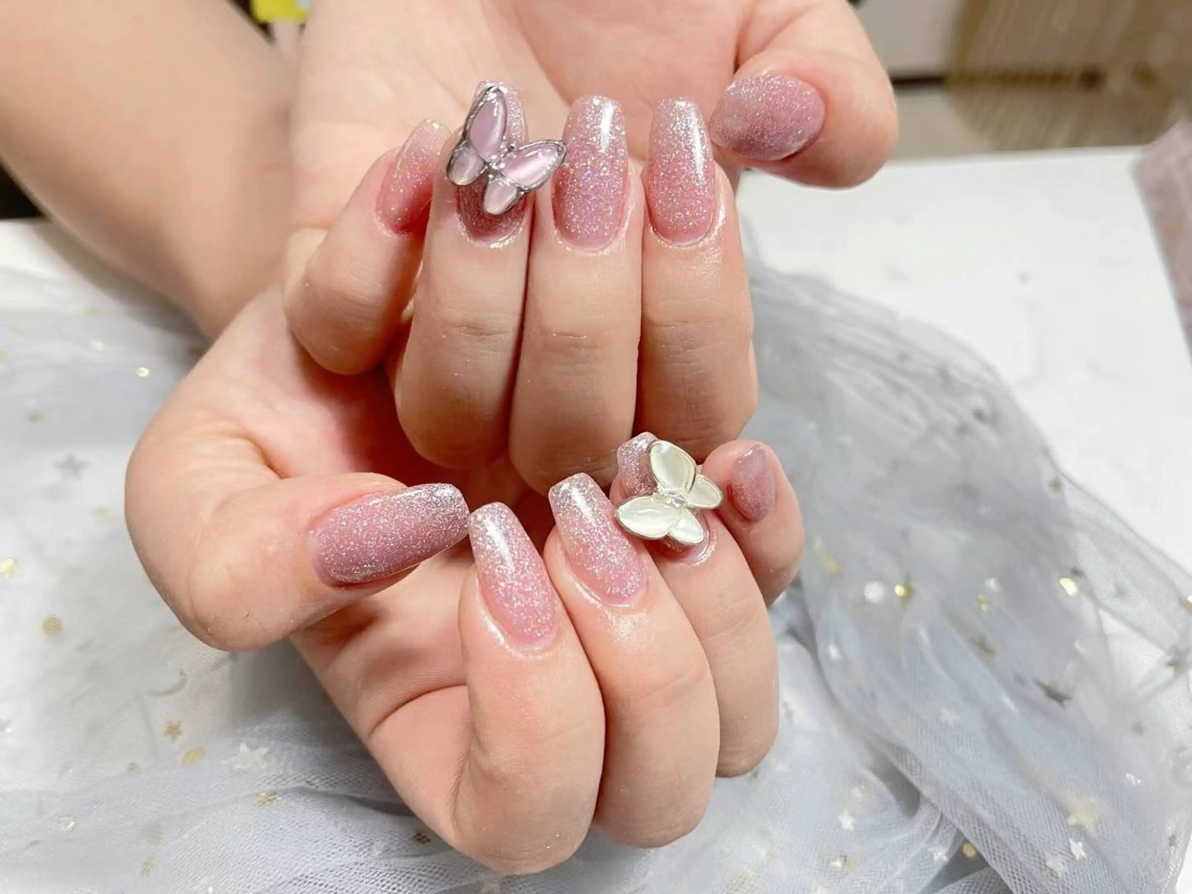 ネイル ハンドネイル 🎀ネイルサロン エクラYUI🎀のネイルデザイン