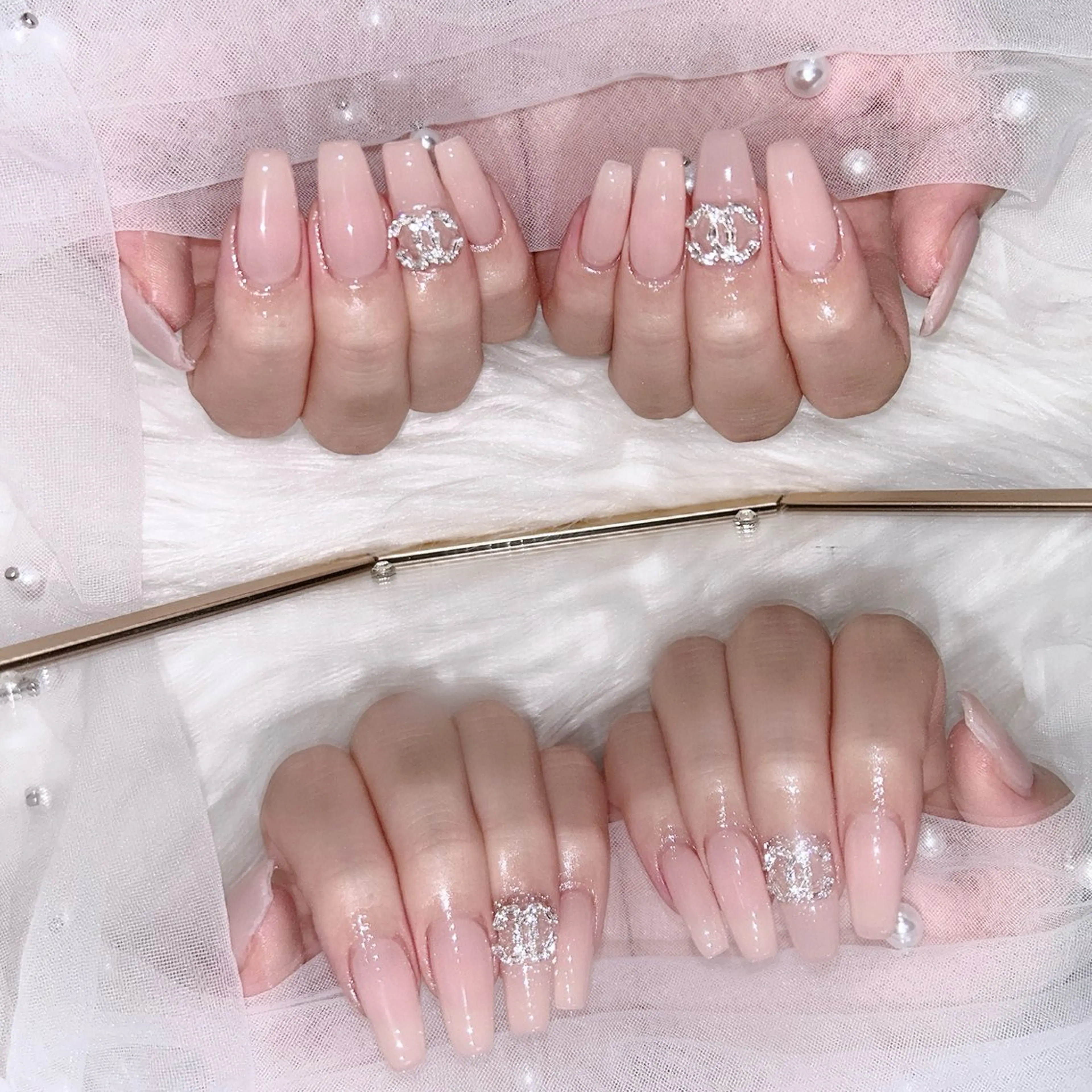 ネイル 韓国ネイル シンプルネイル ワンホンネイル ハンドネイル merci nail所属・merci nailのネイルデザイン