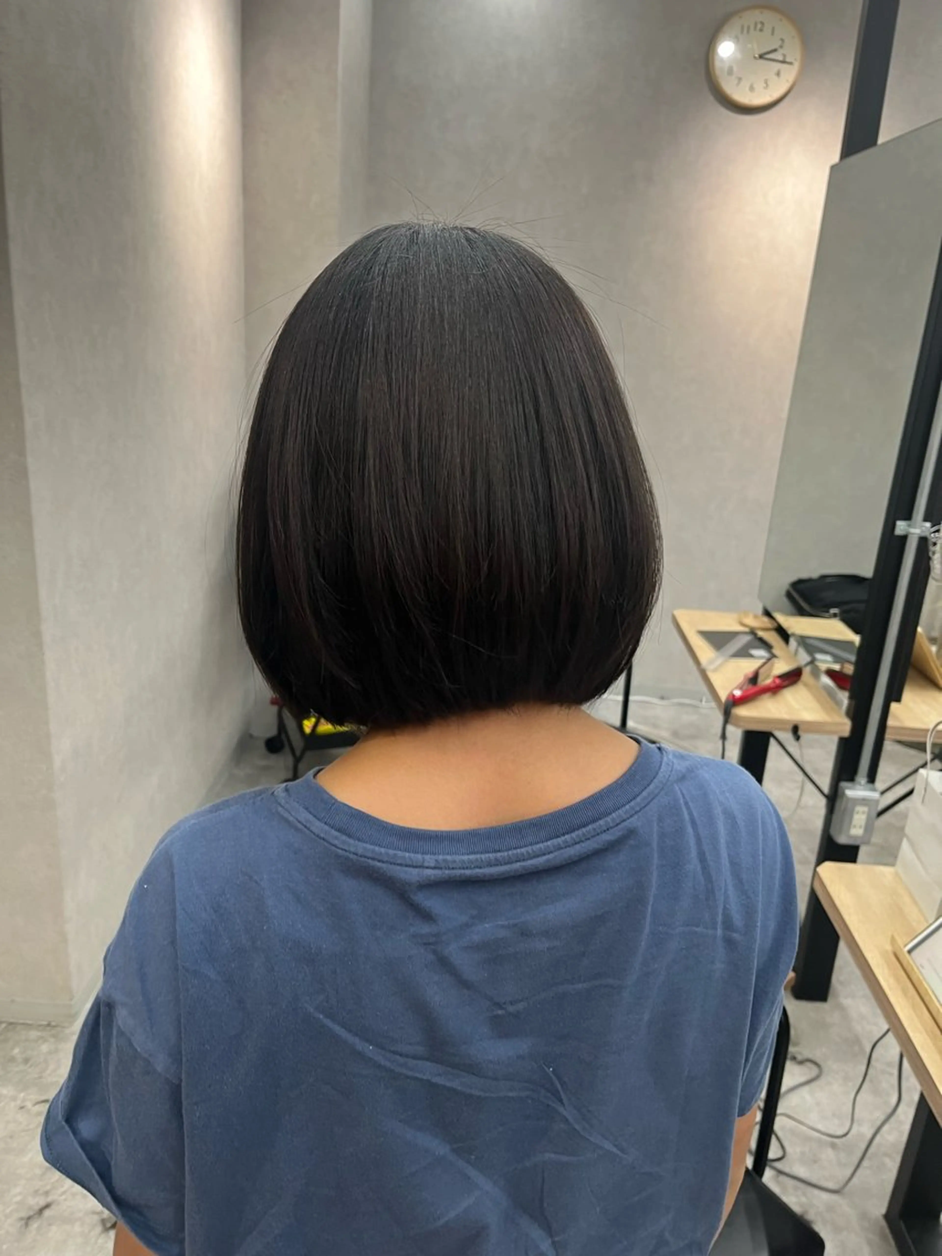 ミディアム パーマ 縮毛矯正 Lamie所属・大人女子&髪改善専門 Nobuフリーランスのヘアスタイル