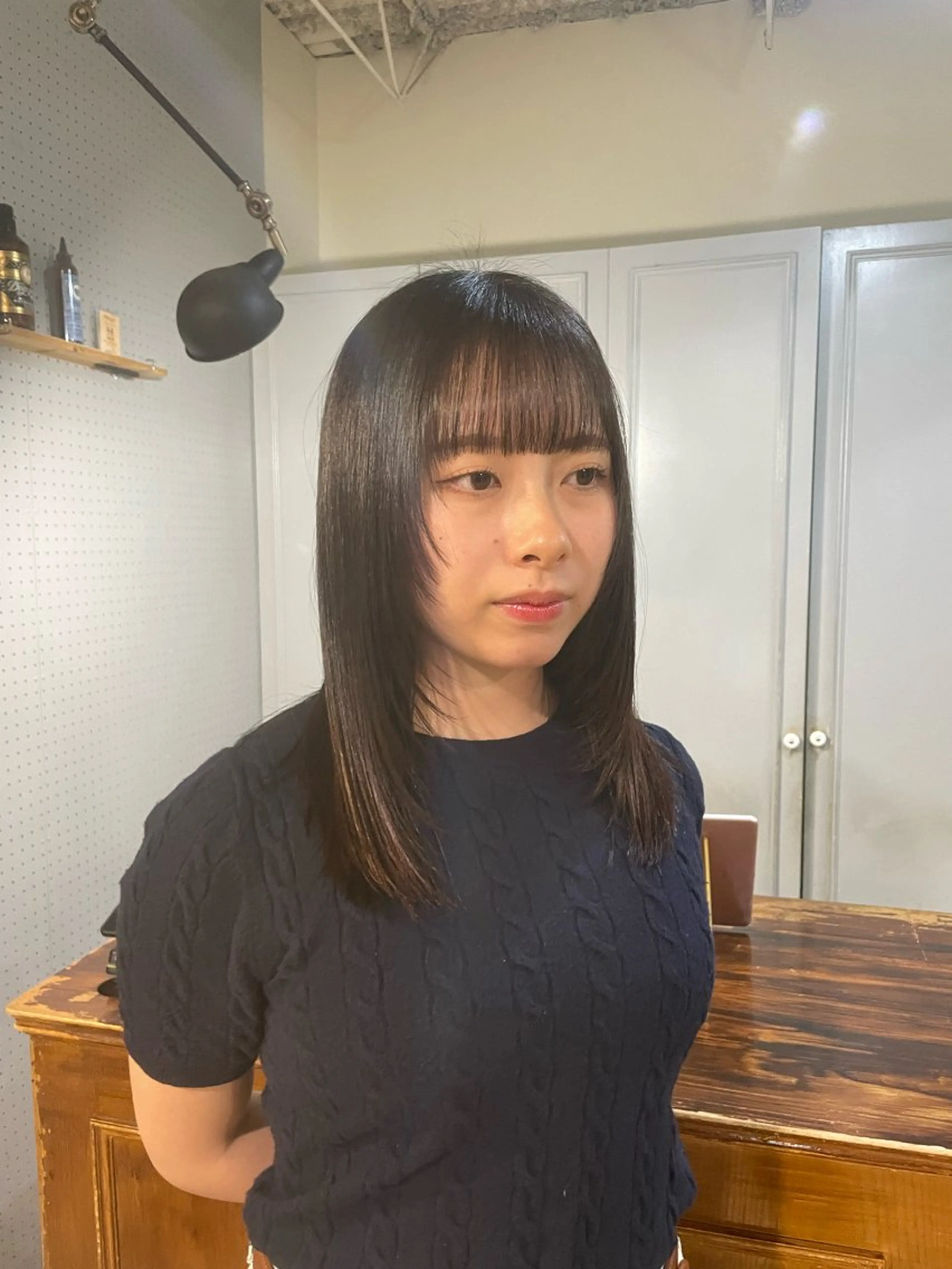 ミディアム カラー カット ヘアカラー 🤩噂のMr.髪ポジ ティブ®️yu🤩のヘアスタイル