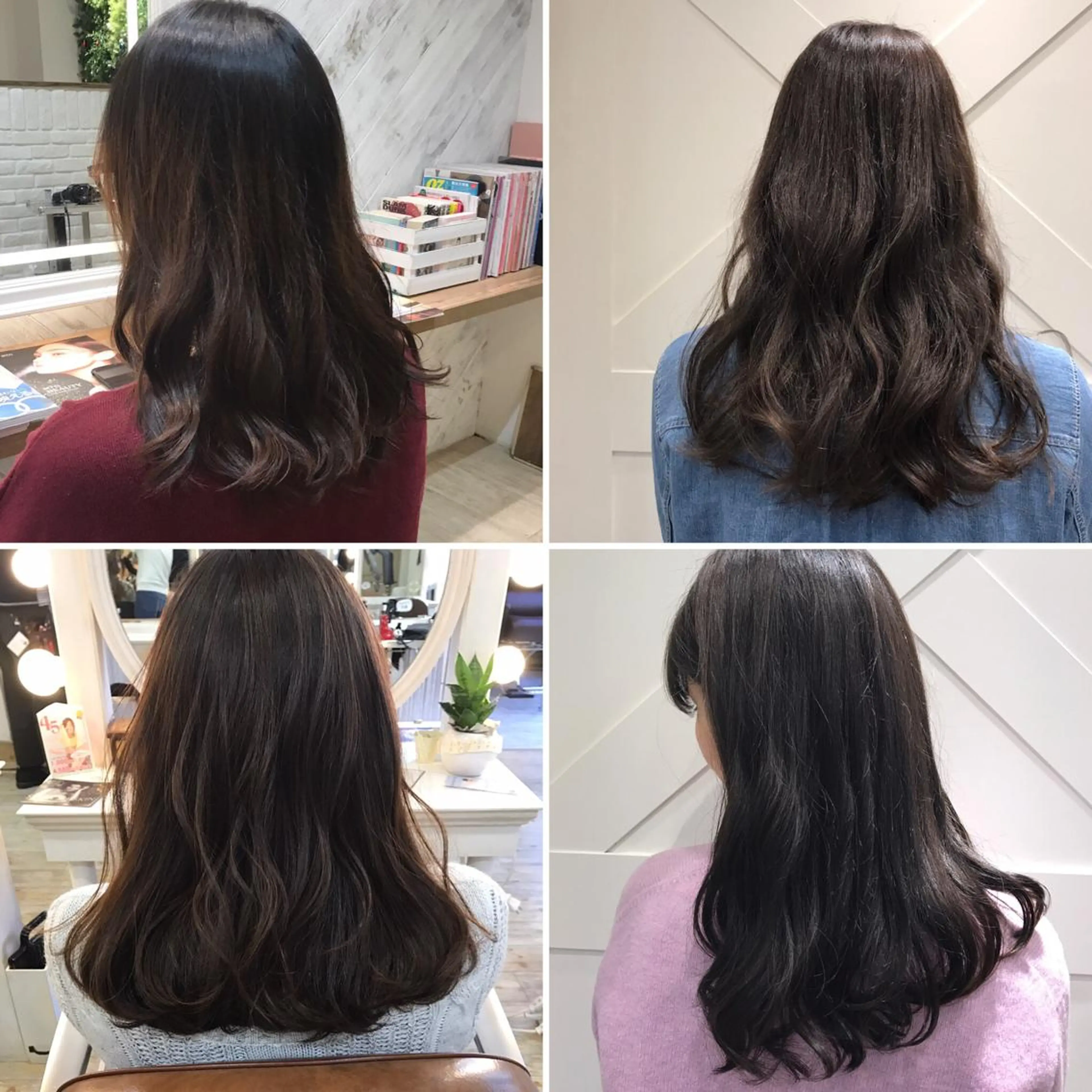 セミロング カラー パーマ セミロングパーマ 外国人風カラー デジタルパーマ IwAsh二俣川所属・IwAsh✄﻿ アオイのヘアスタイル