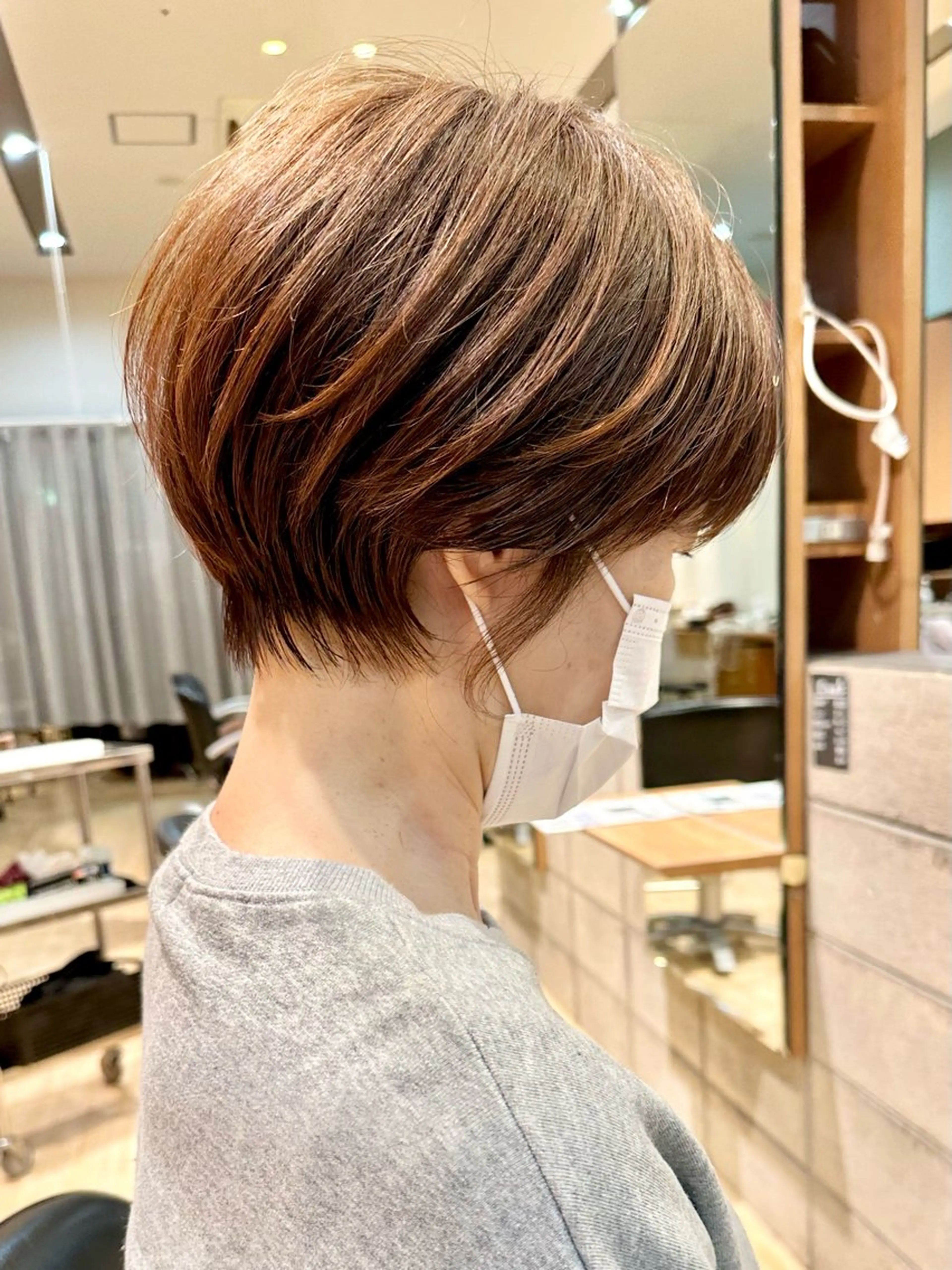 ショート カラー カット ヘアカラー i.+sapporo所属・ショート/レイヤー /札幌/小山内のヘアスタイル