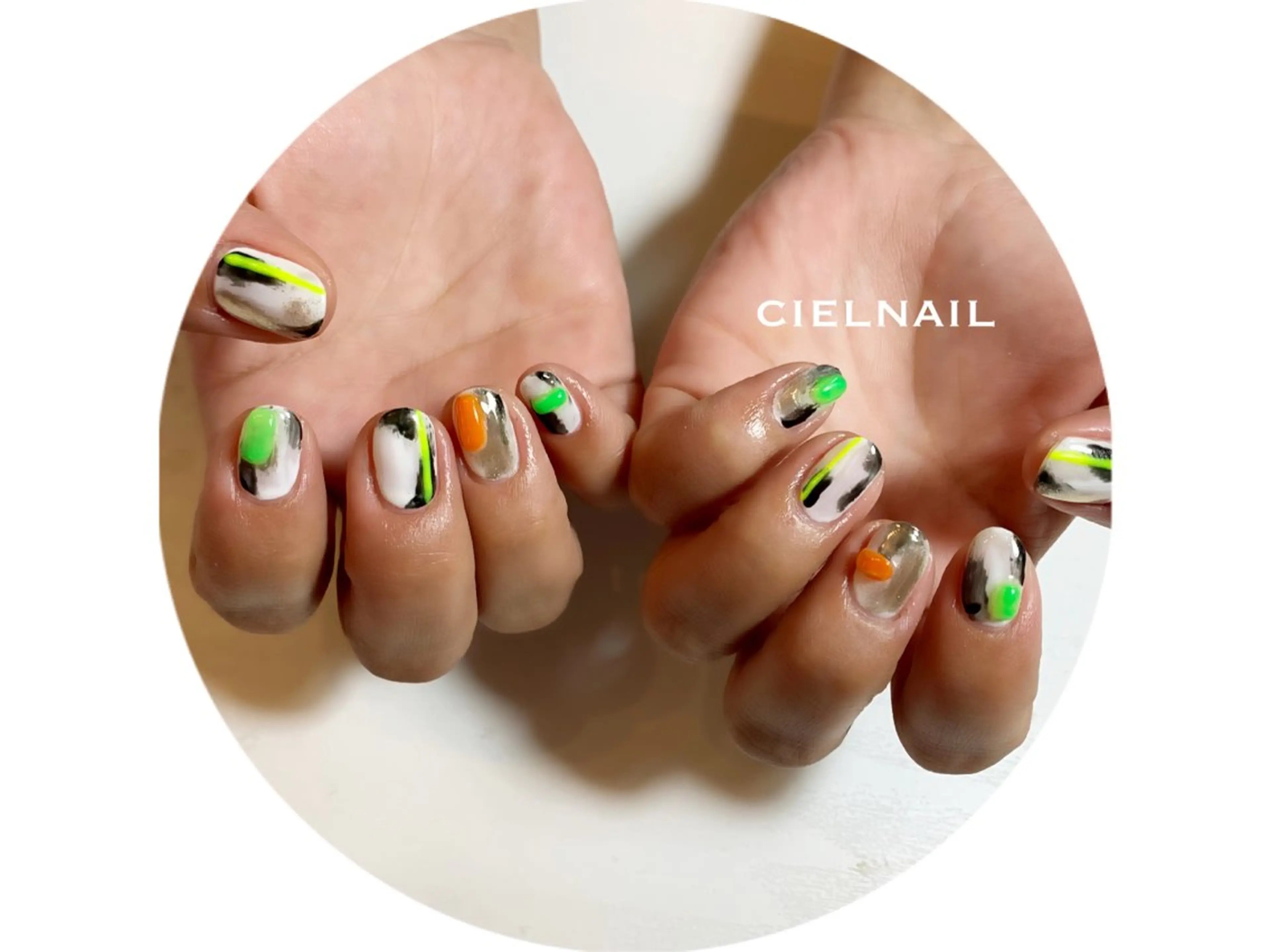 ミディアム cielnail 祇園のネイルデザイン