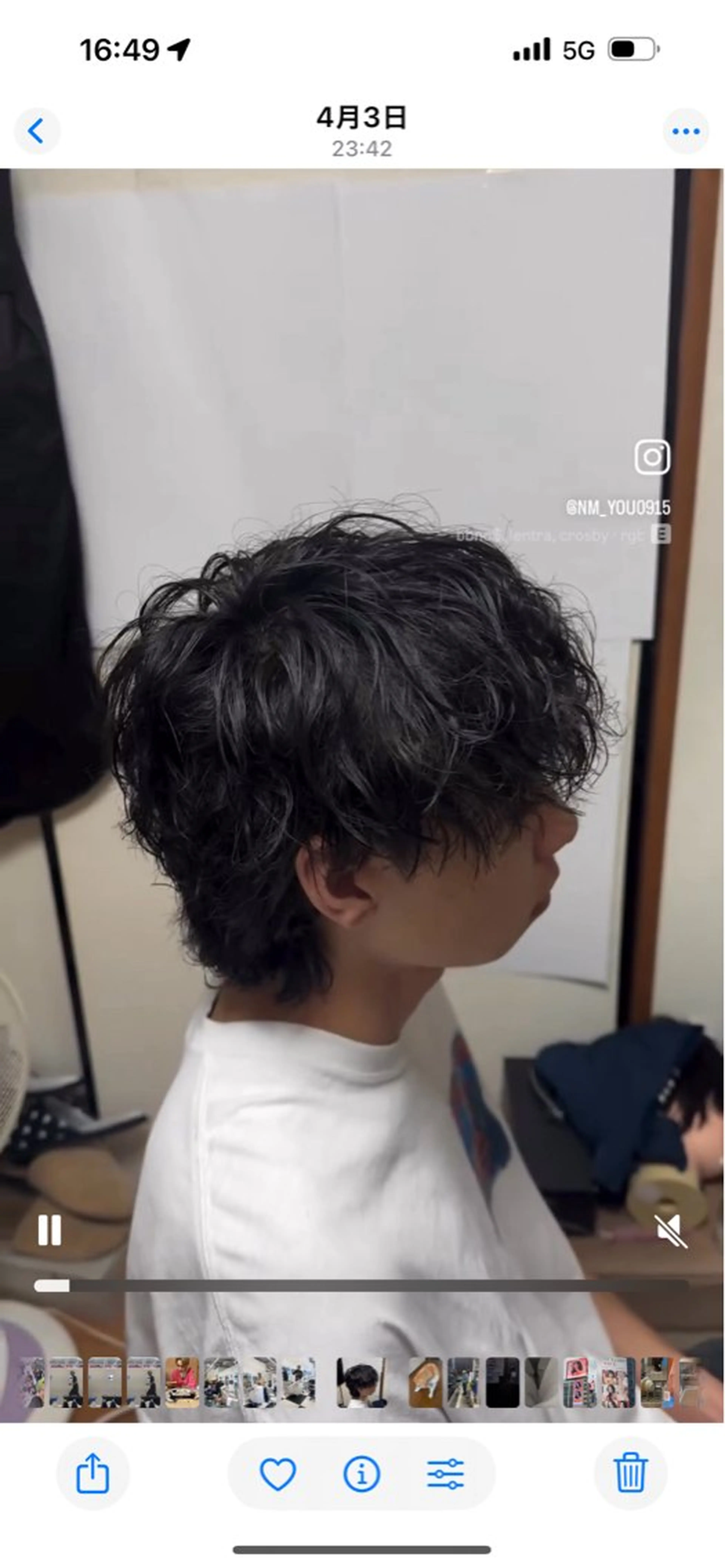 ショート メンズ カット トリートメント ヘアセット ネモ ユウのヘアスタイル