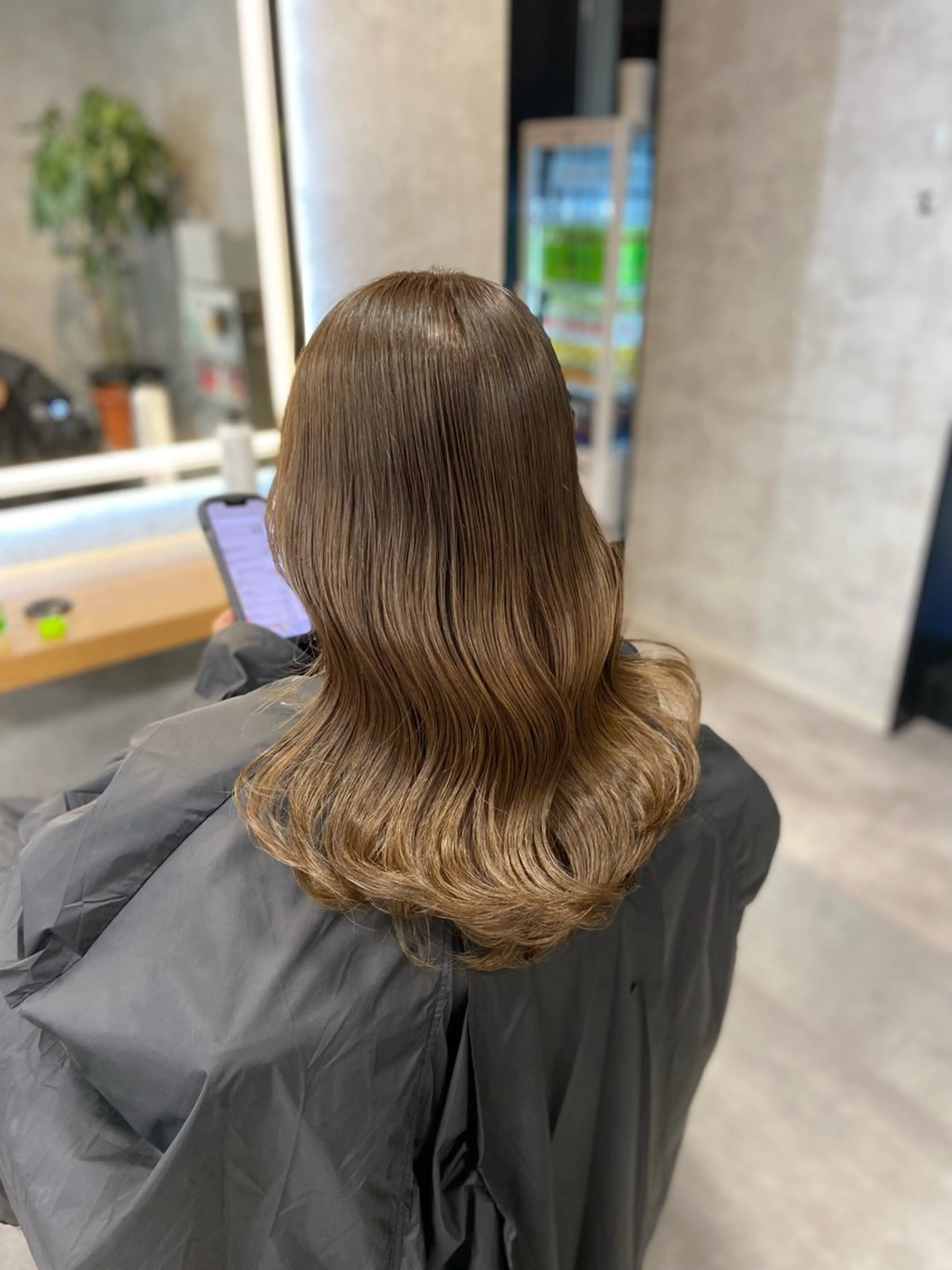 ロング カラー ヘアアレンジ カット ヘアカラー ヘアセット レイヤー×透明感カラ ーHAYATOのヘアスタイル