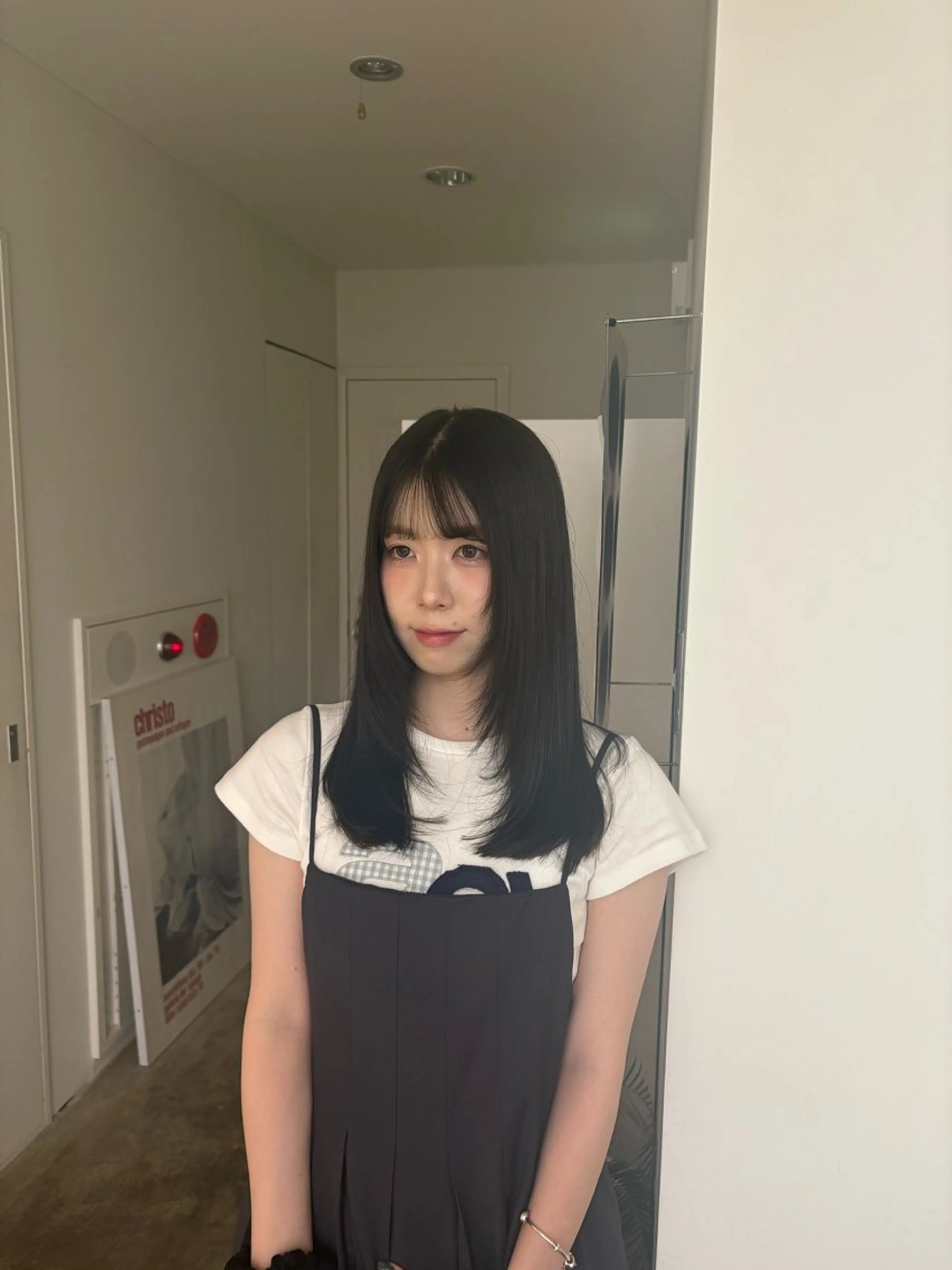 ロング レイヤーカット カット ヘアカラー トリートメント ヨシノ　ヒメカ /大阪美容室のヘアスタイル