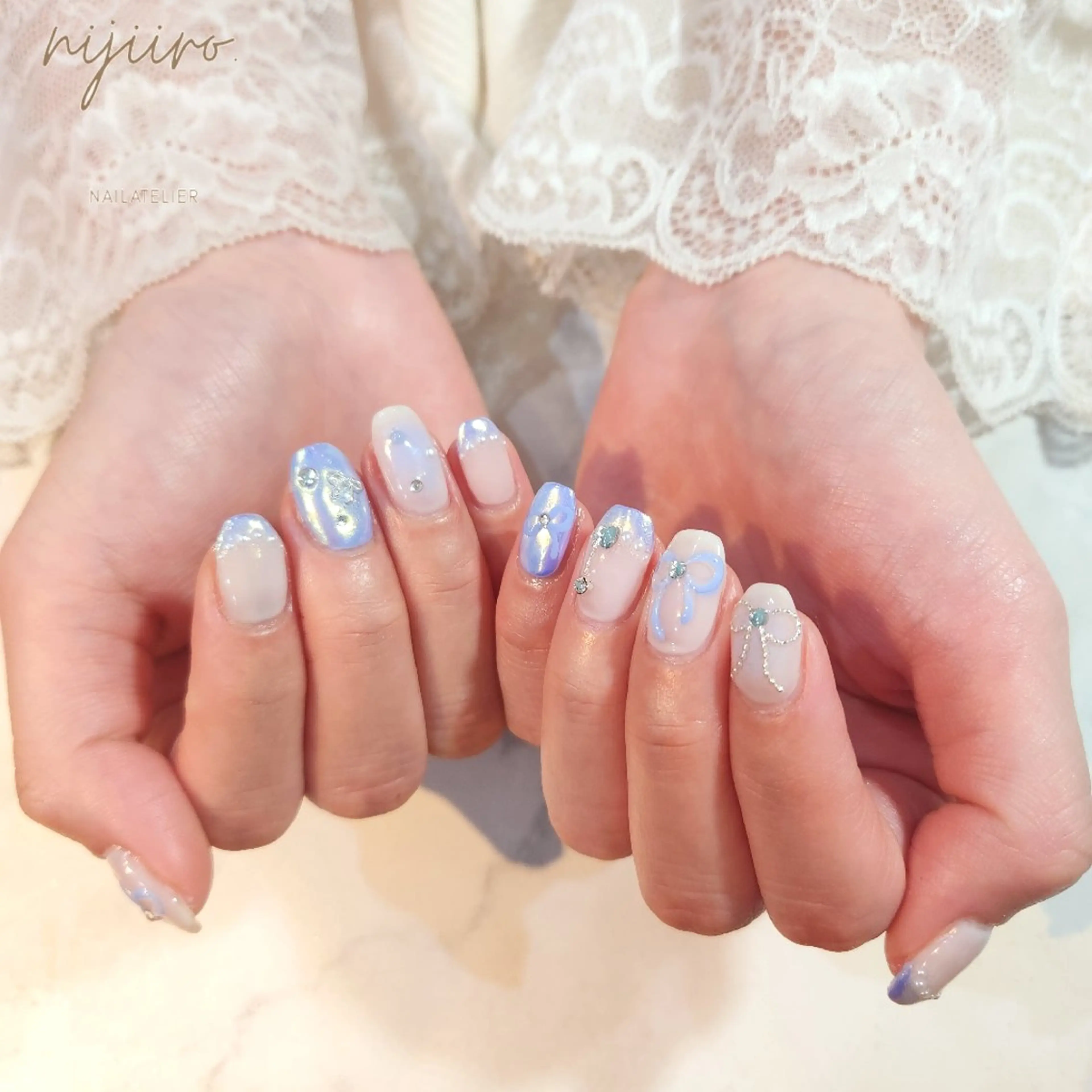 ネイル ハンドネイル nailatelier nijiiro.所属・nijiiro🌈 サトウのネイルデザイン