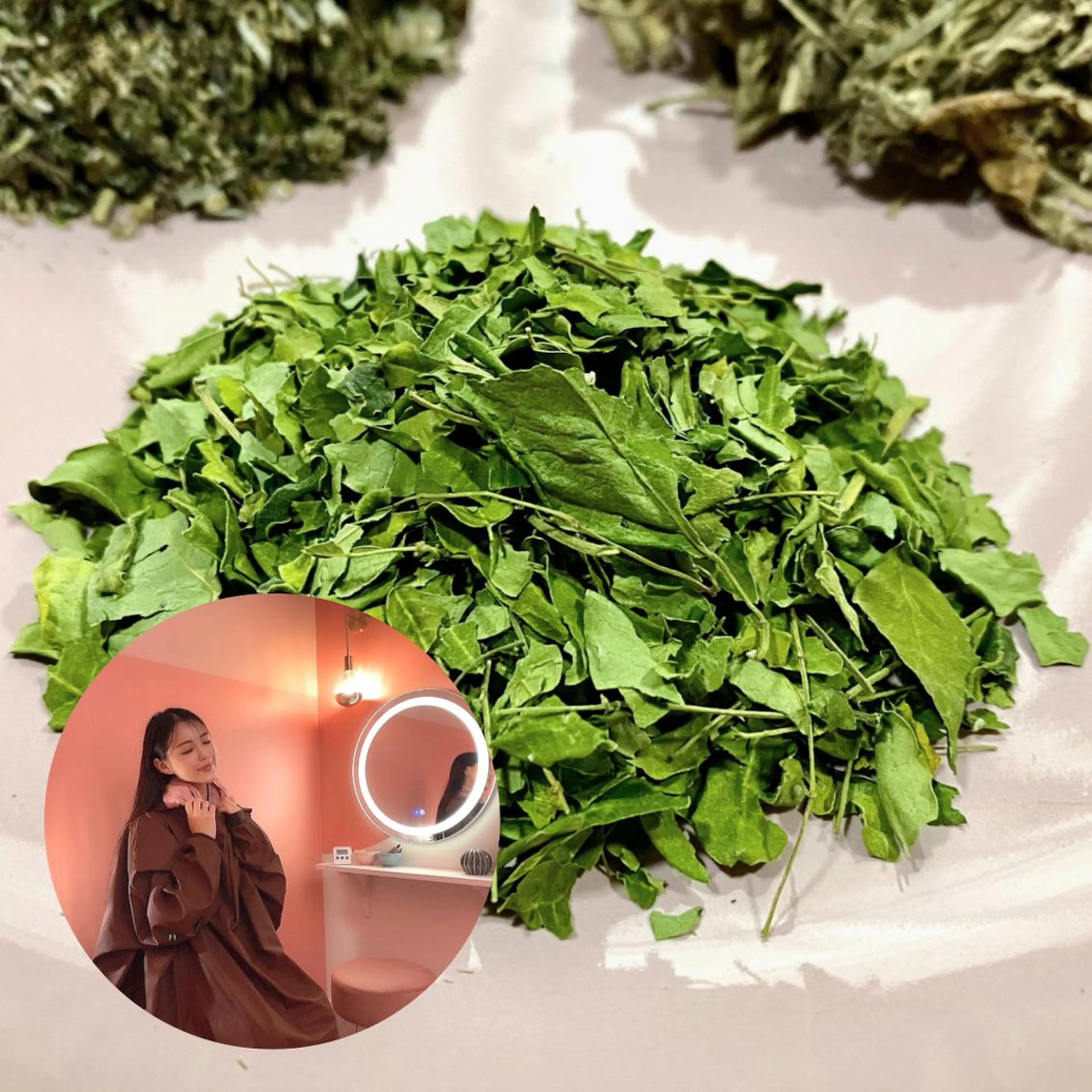 美肌！痩せ体質！明日の自分が好きになる✨46種類以上抗酸化物質がシミシワくすみにも働きかける 初めてのモリンガ蒸し40分の写真