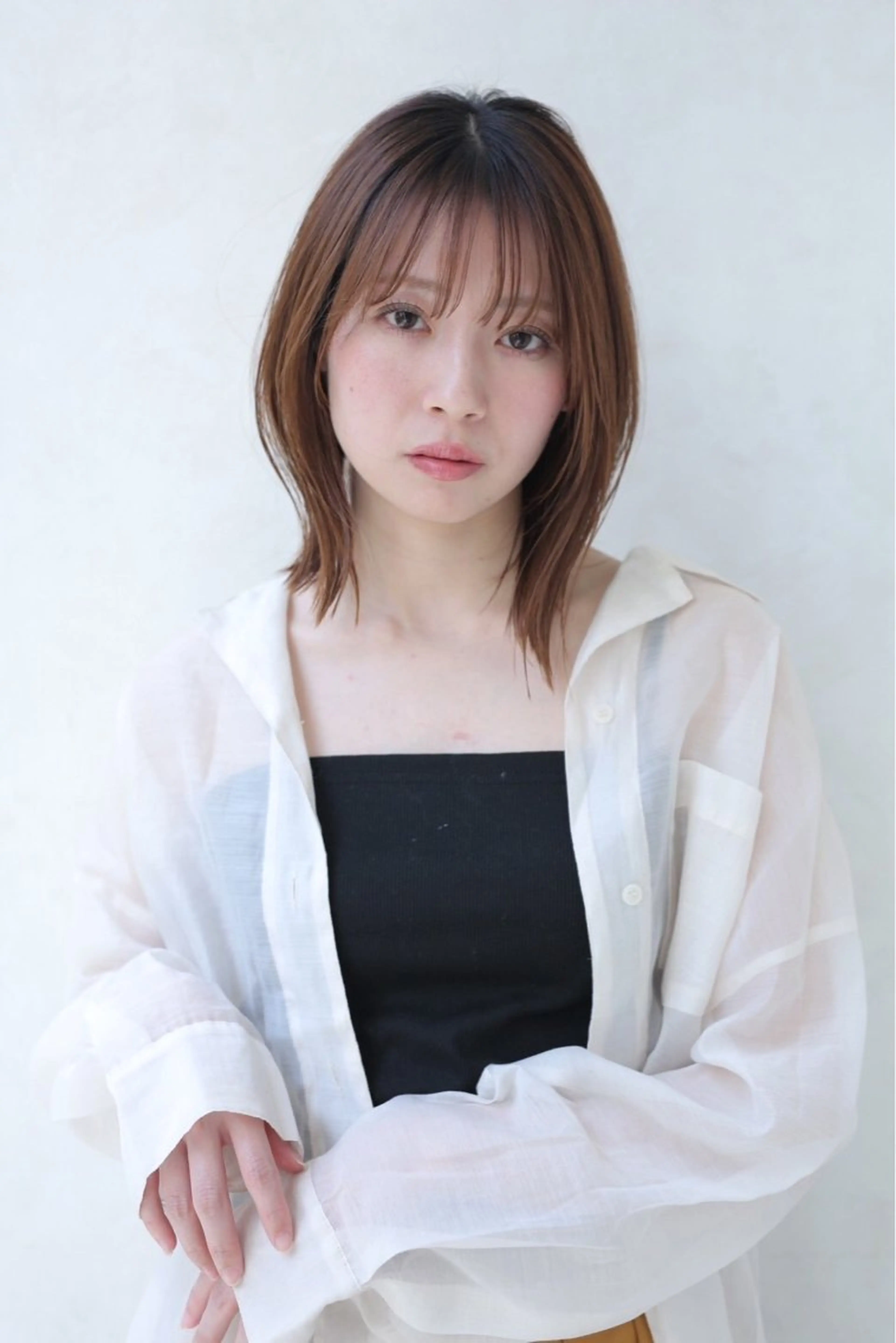 ミディアム Inity shojiのヘアスタイル