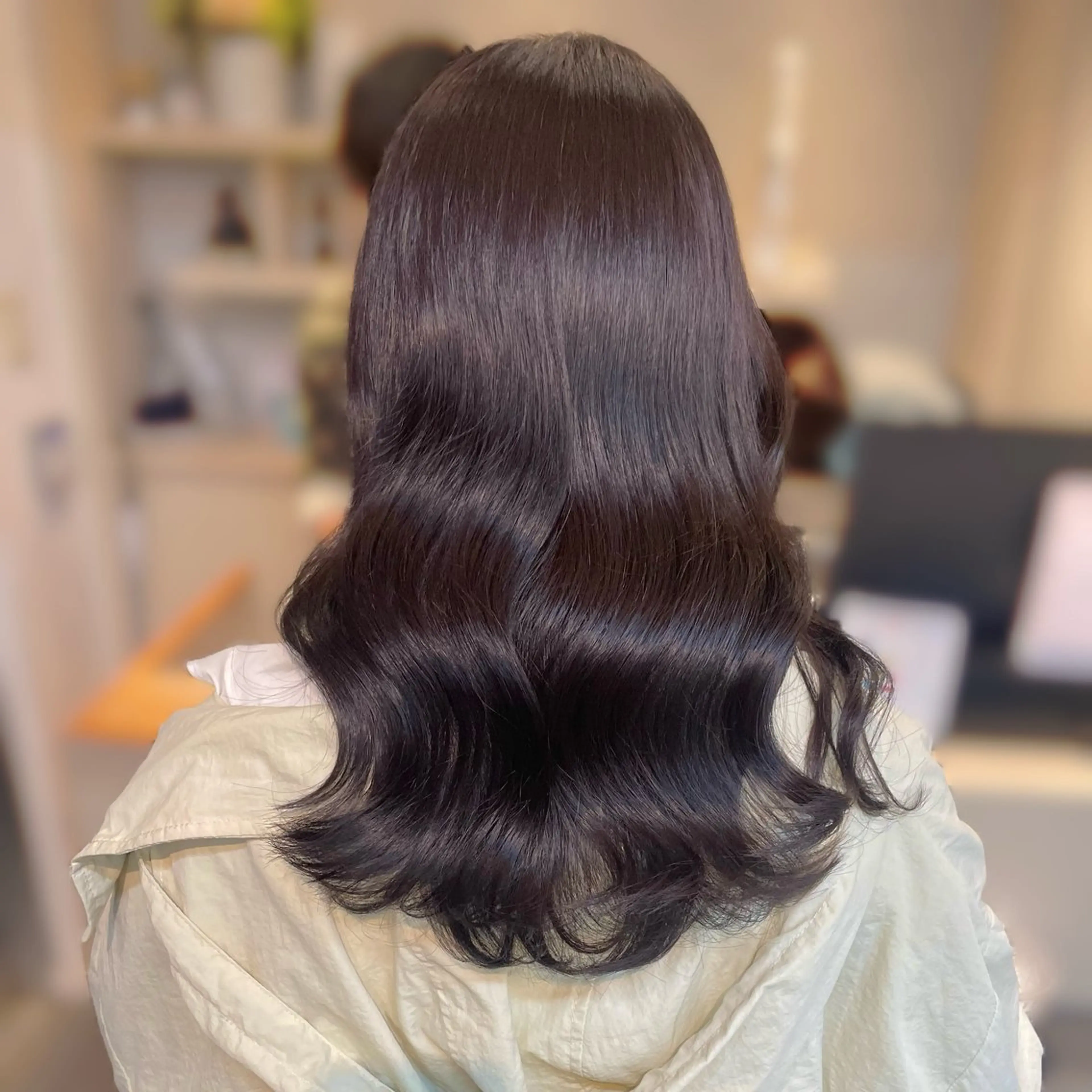 ロング カラー カット ヘアカラー トリートメント kana ブリーチなしカラー✨のヘアスタイル