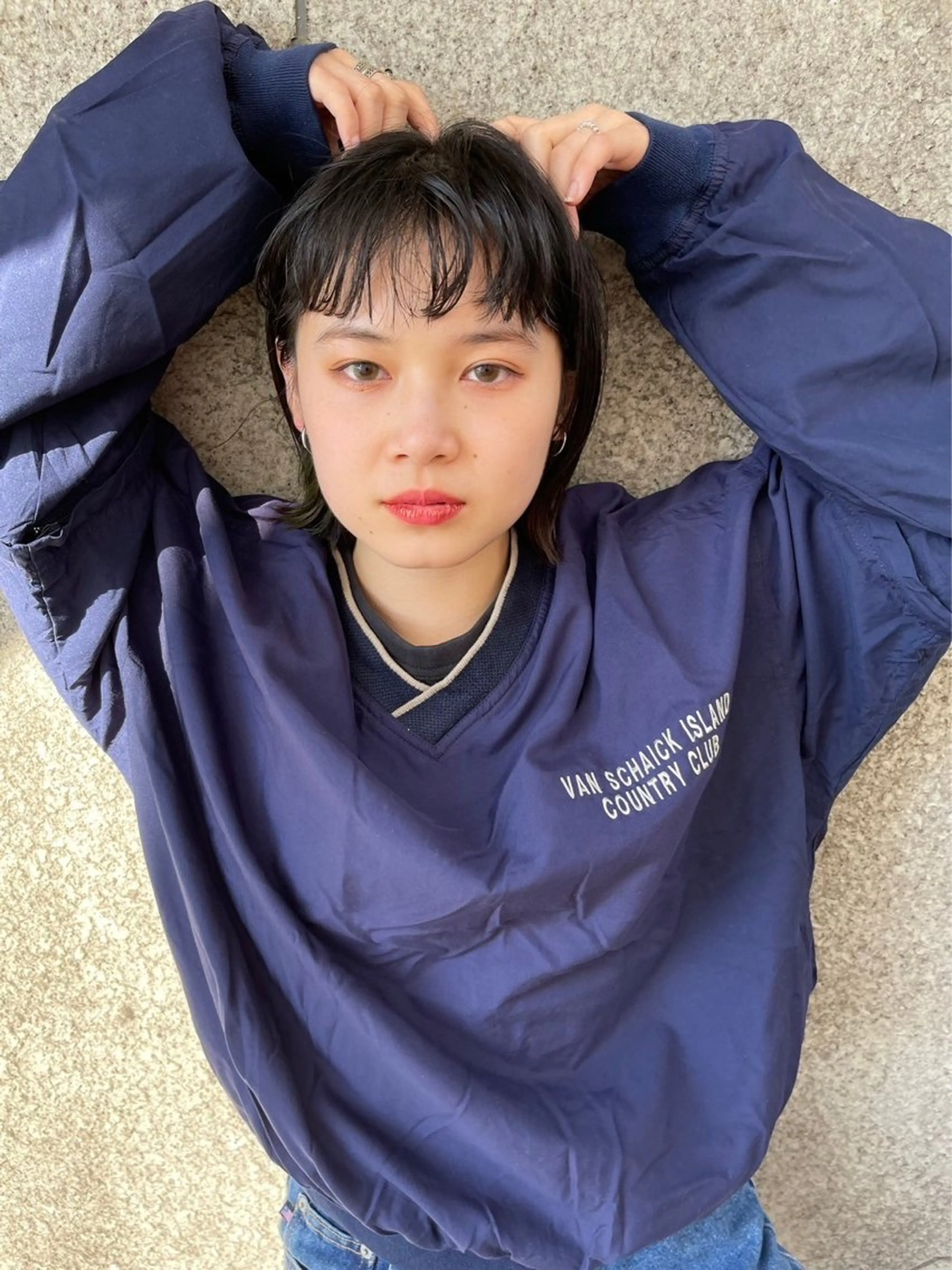 ミディアム カラー ヘアアレンジ YURAGI🌿 SAKIのヘアスタイル