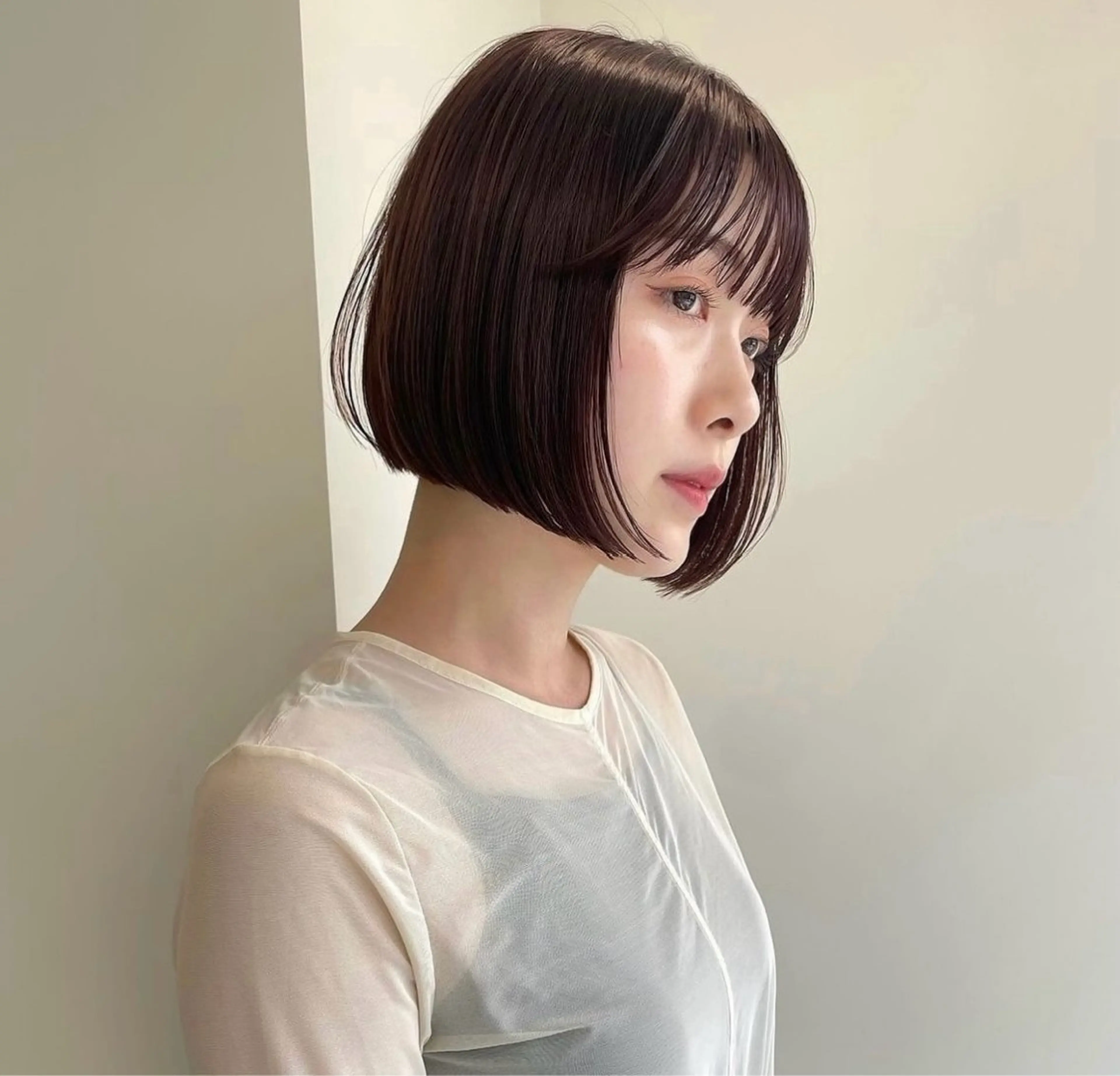 ショート 透明感🍨レイヤー ヘアセット/miyuのヘアスタイル