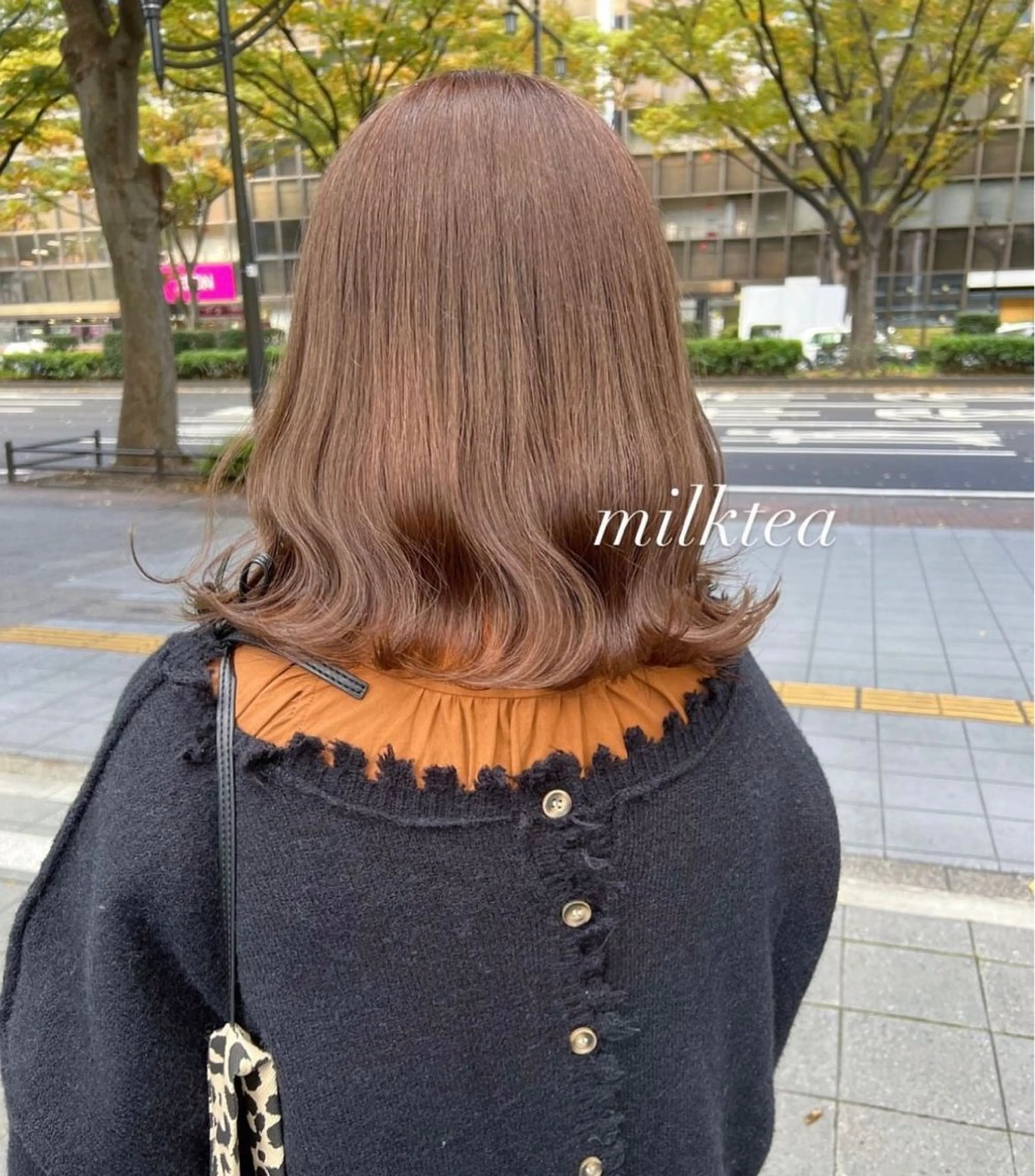 セミロング カラー 【女性限定】 田中明莉🎀のヘアスタイル