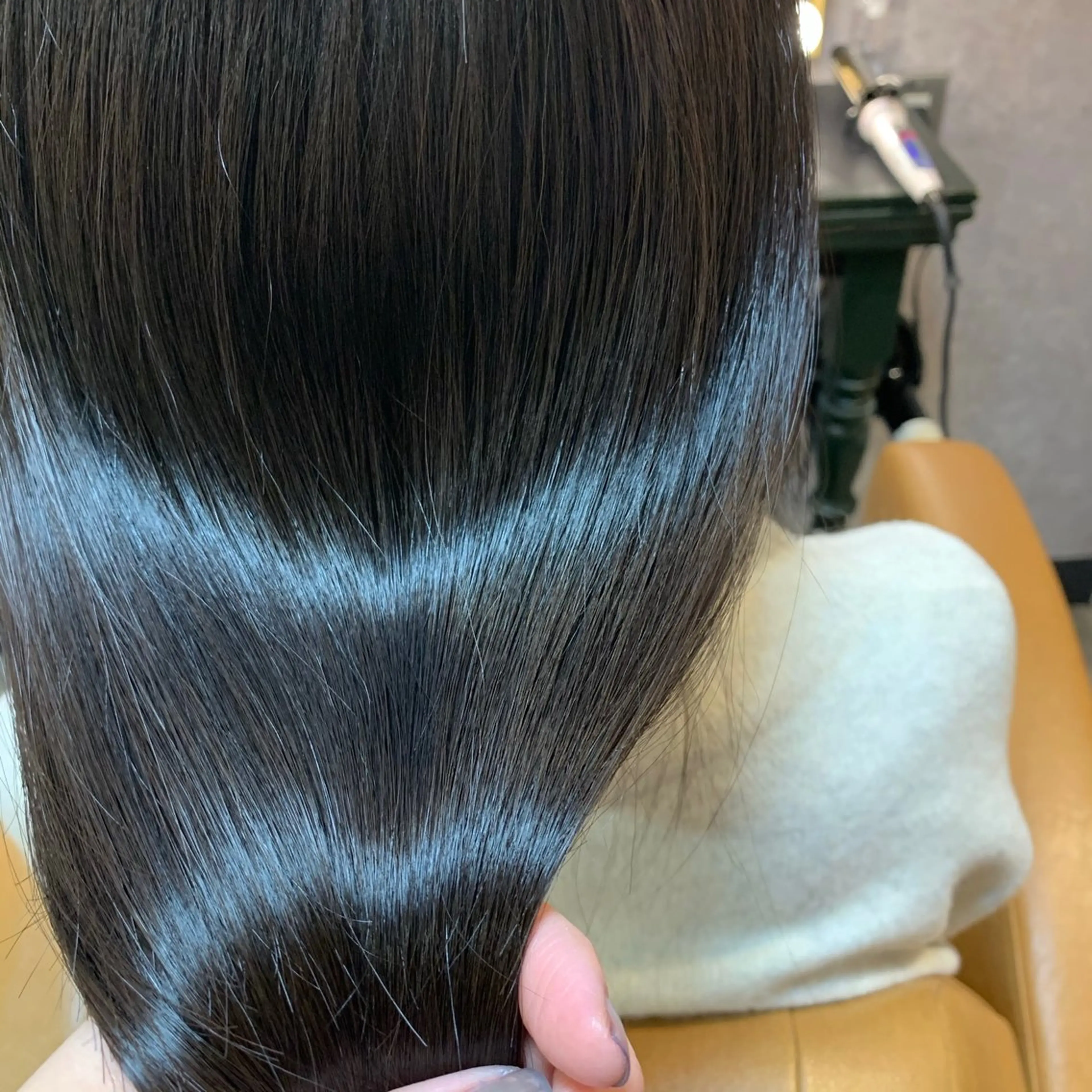ロング カラー カット 縮毛矯正 トリートメント stylist/ボブ ことの/韓国レイヤーのヘアスタイル